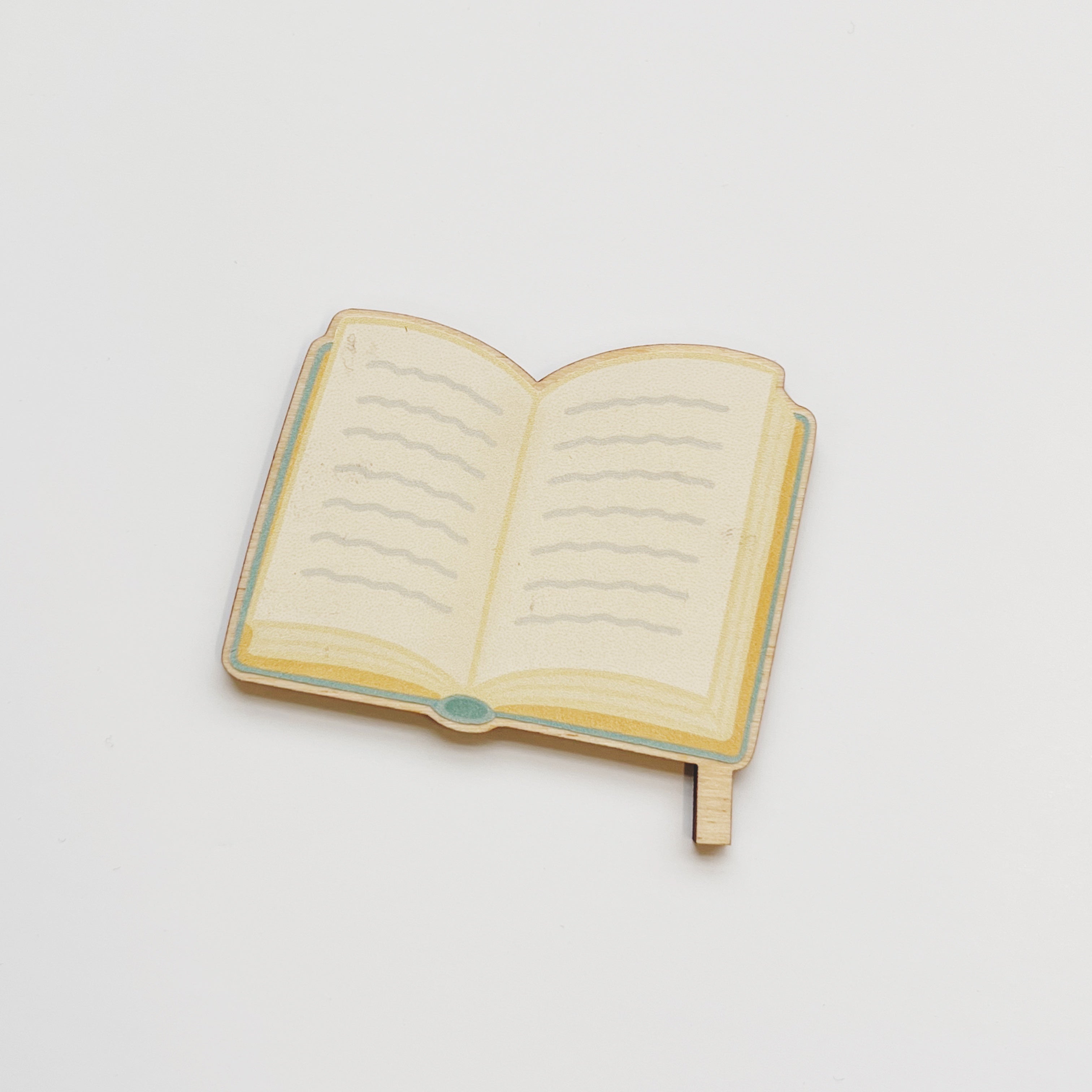 Motivstecker aufgeschlagenes Buch