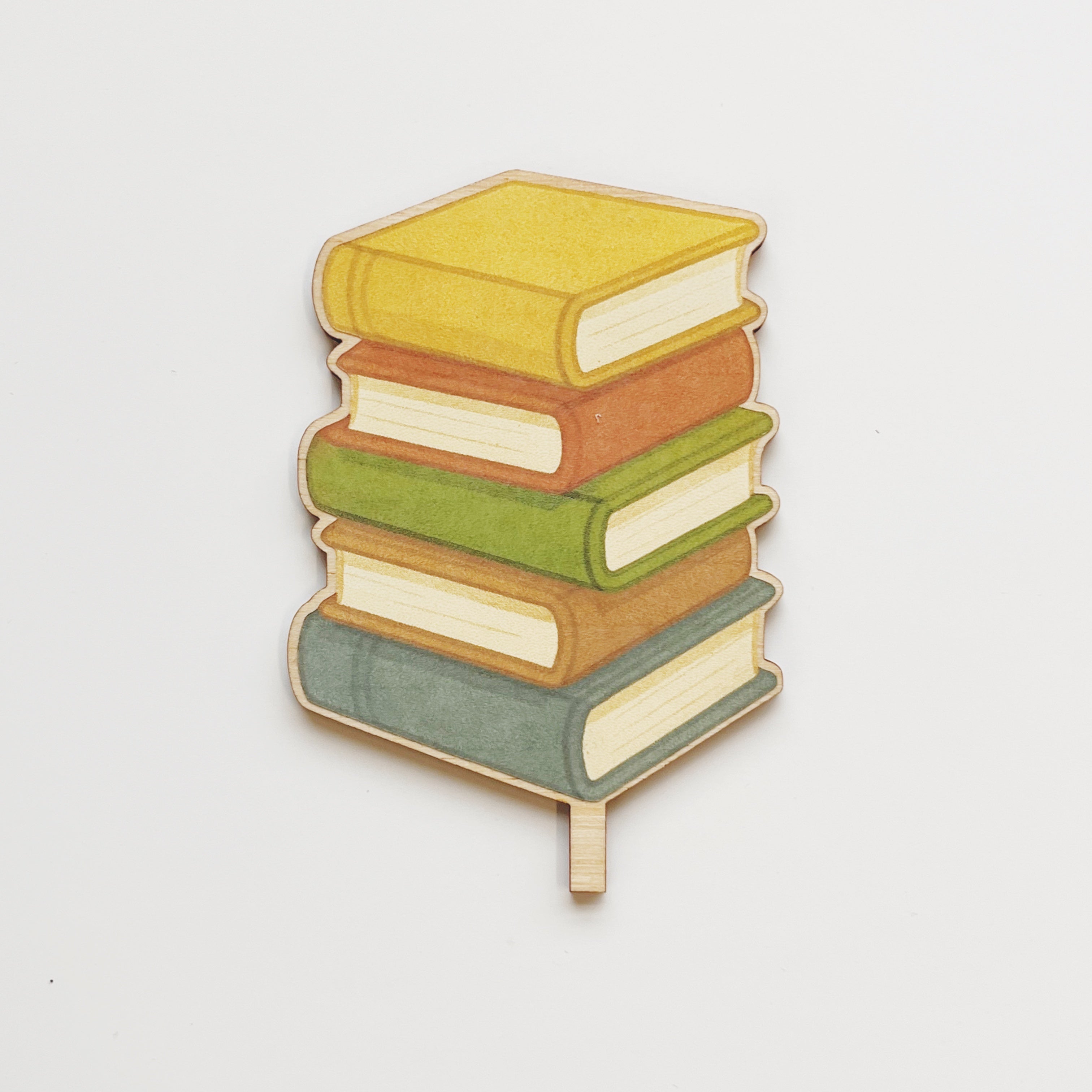 Motivstecker Bücherstapel