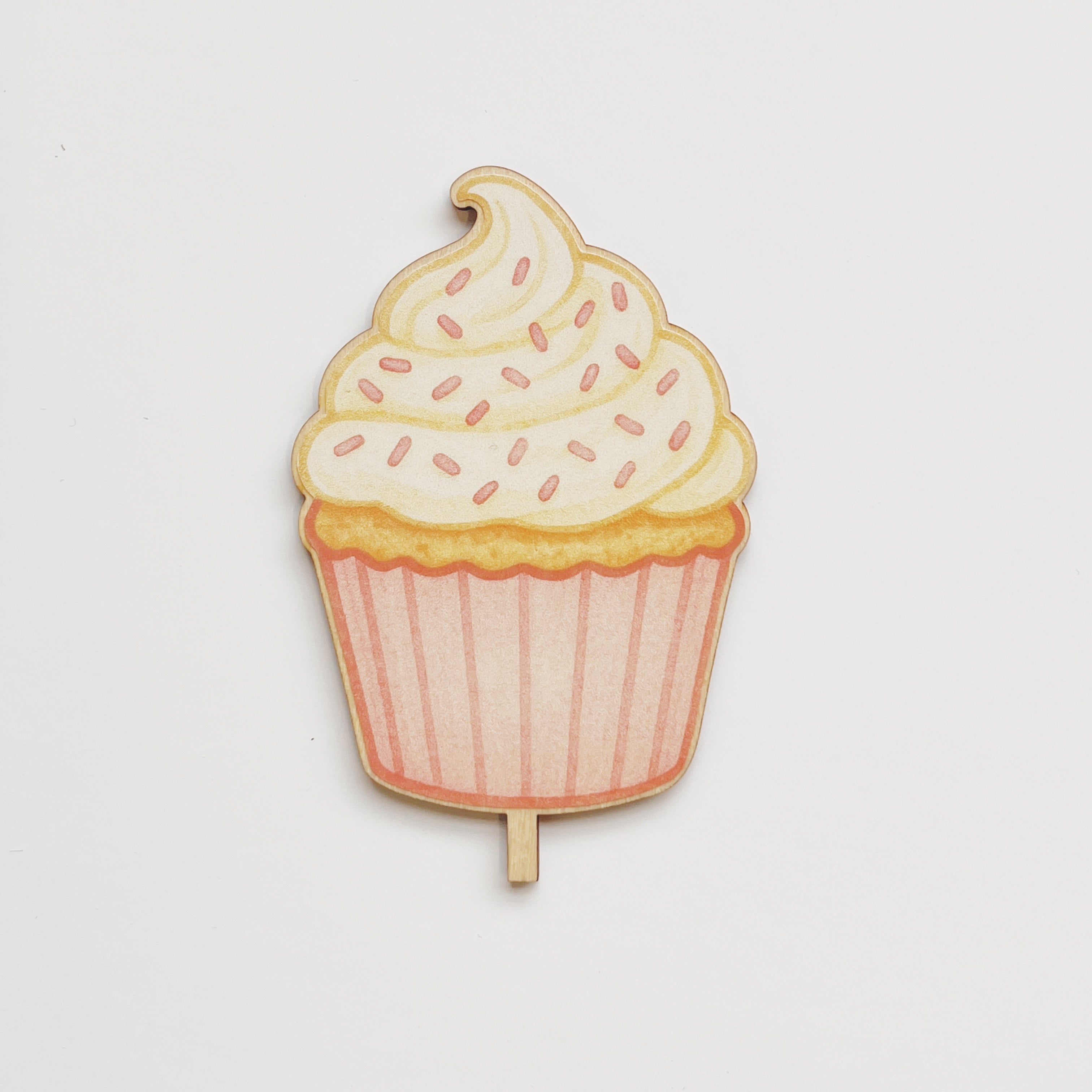 Motivstecker Cupcake mit Streuseln