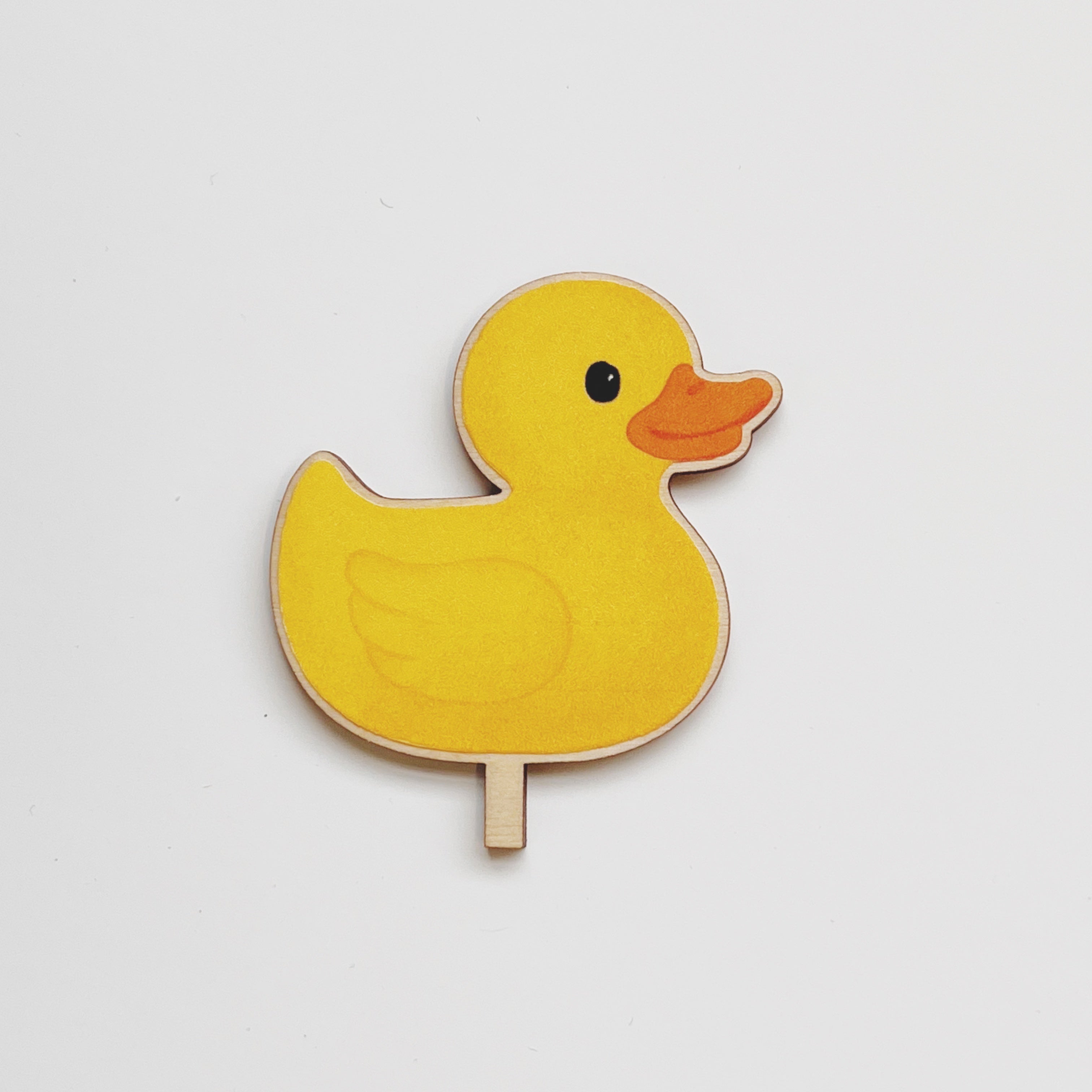 Motivstecker Badeente, Gummiente