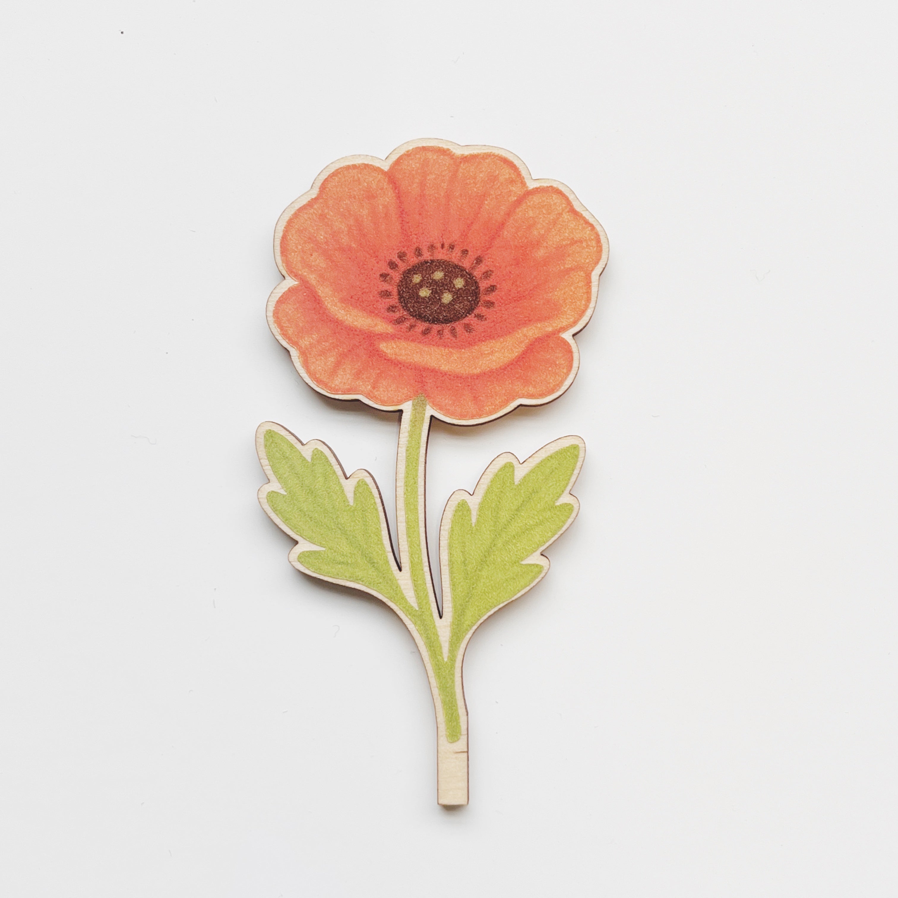 Motivstecker Mohnblume
