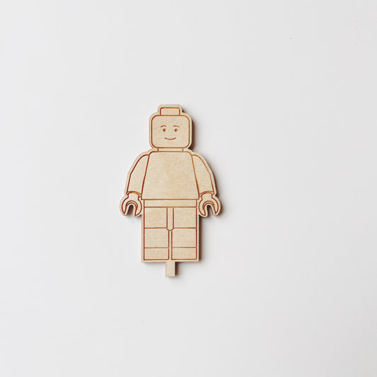 Motivstecker Lego inspired Figur