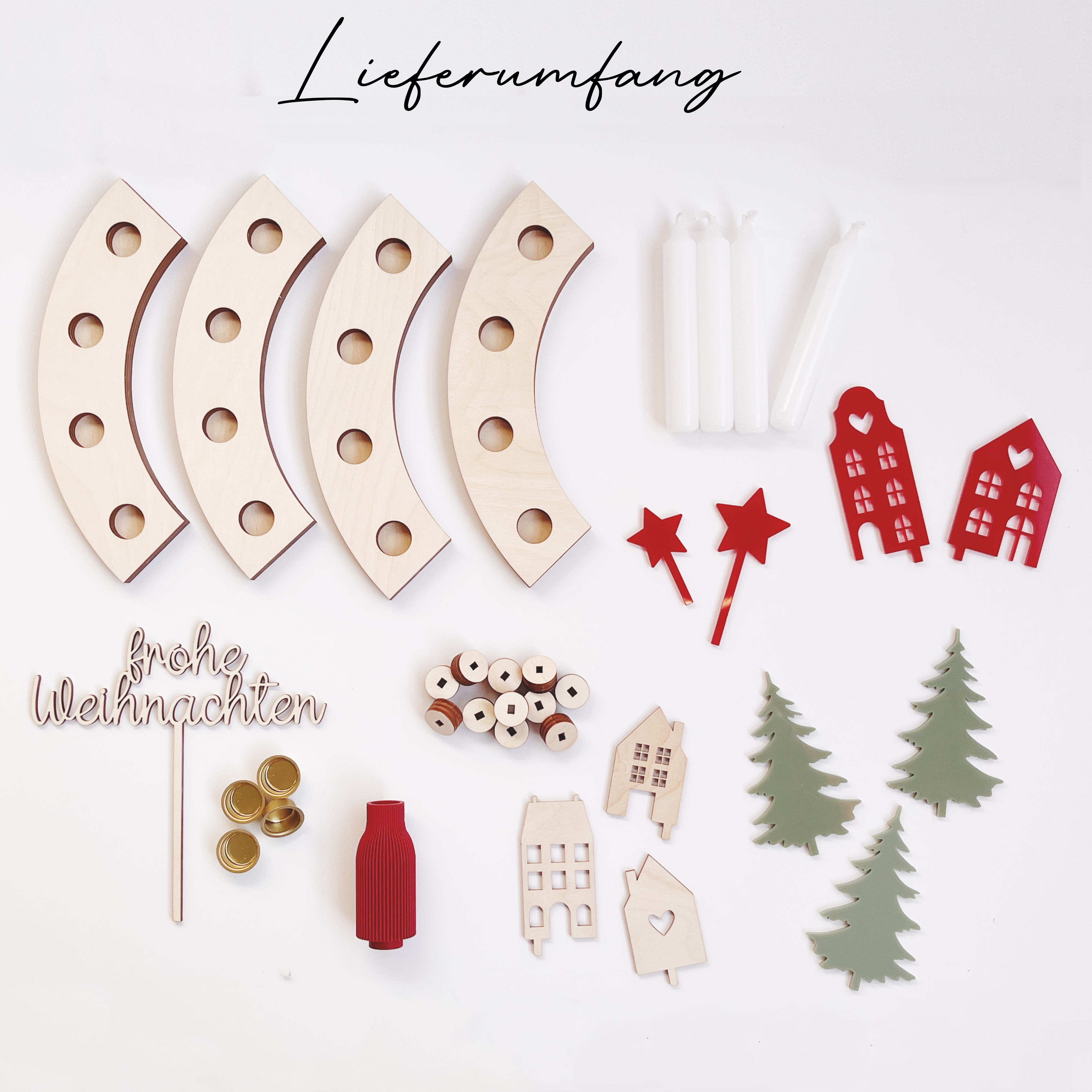 Handgemachter Adventskranz – nachhaltig, erweiterbar & jedes Jahr wiederverwendbar