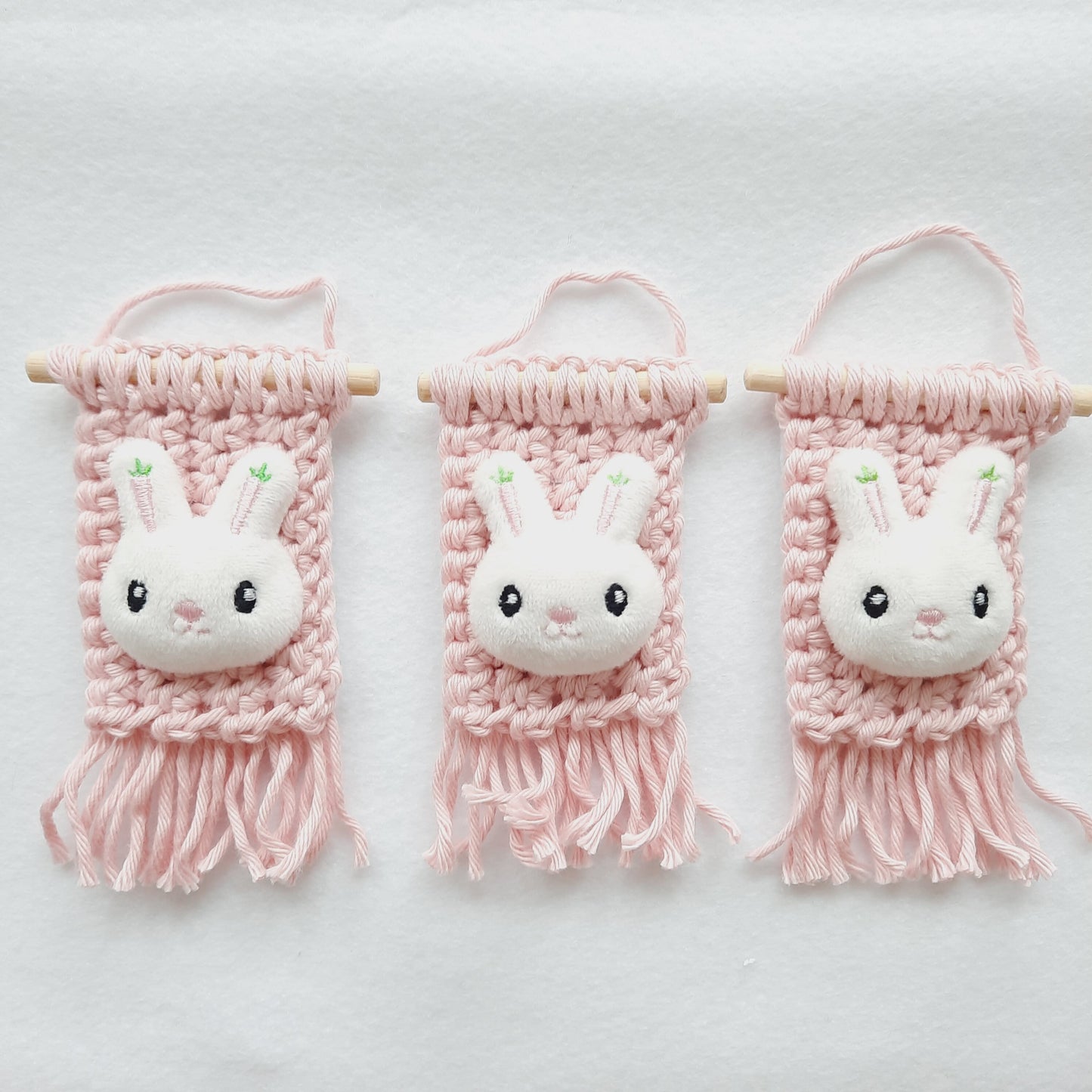 Hasen für Wimpel, Hasenköpfe zum Basteln, Hasen Patches