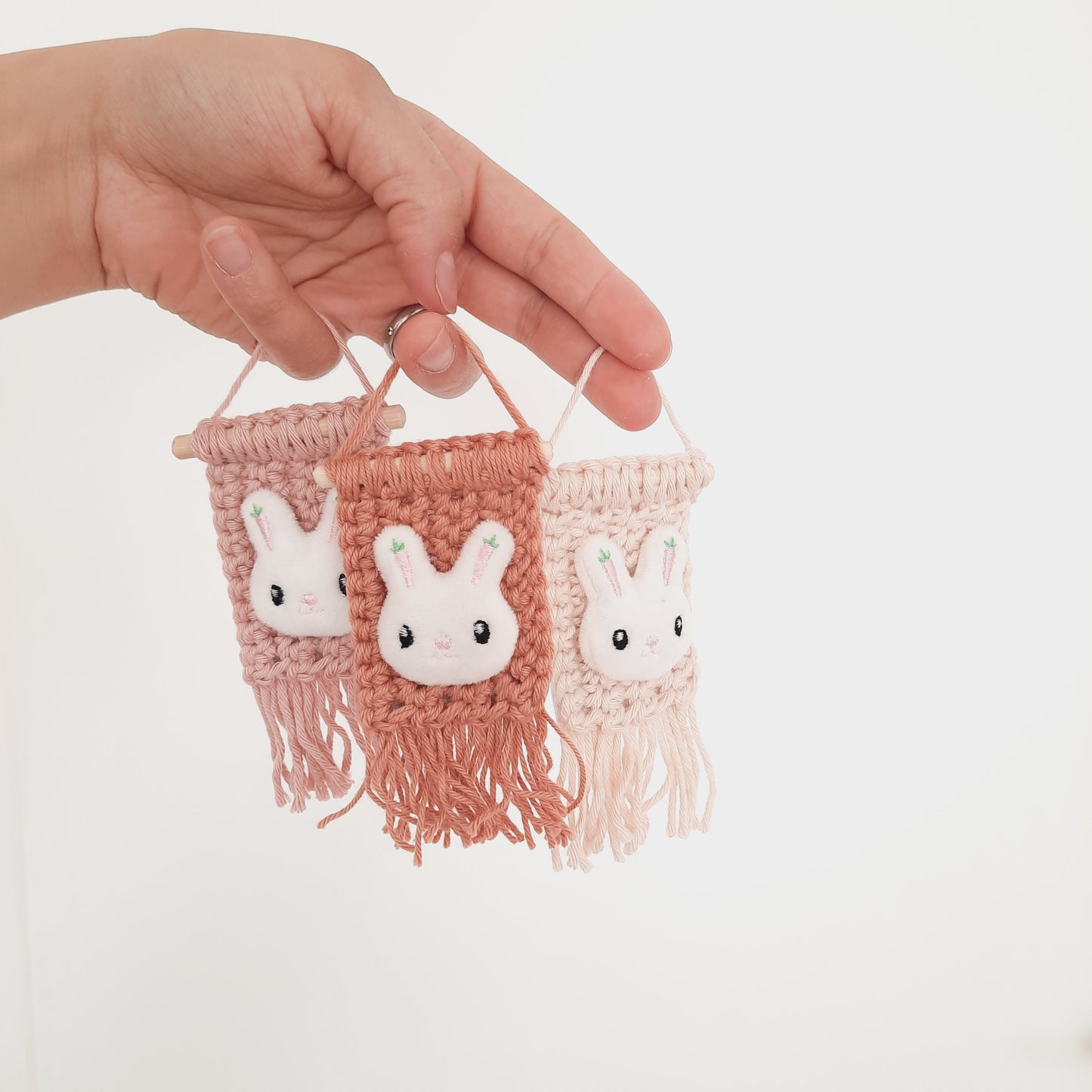 Hasen für Wimpel, Hasenköpfe zum Basteln, Hasen Patches