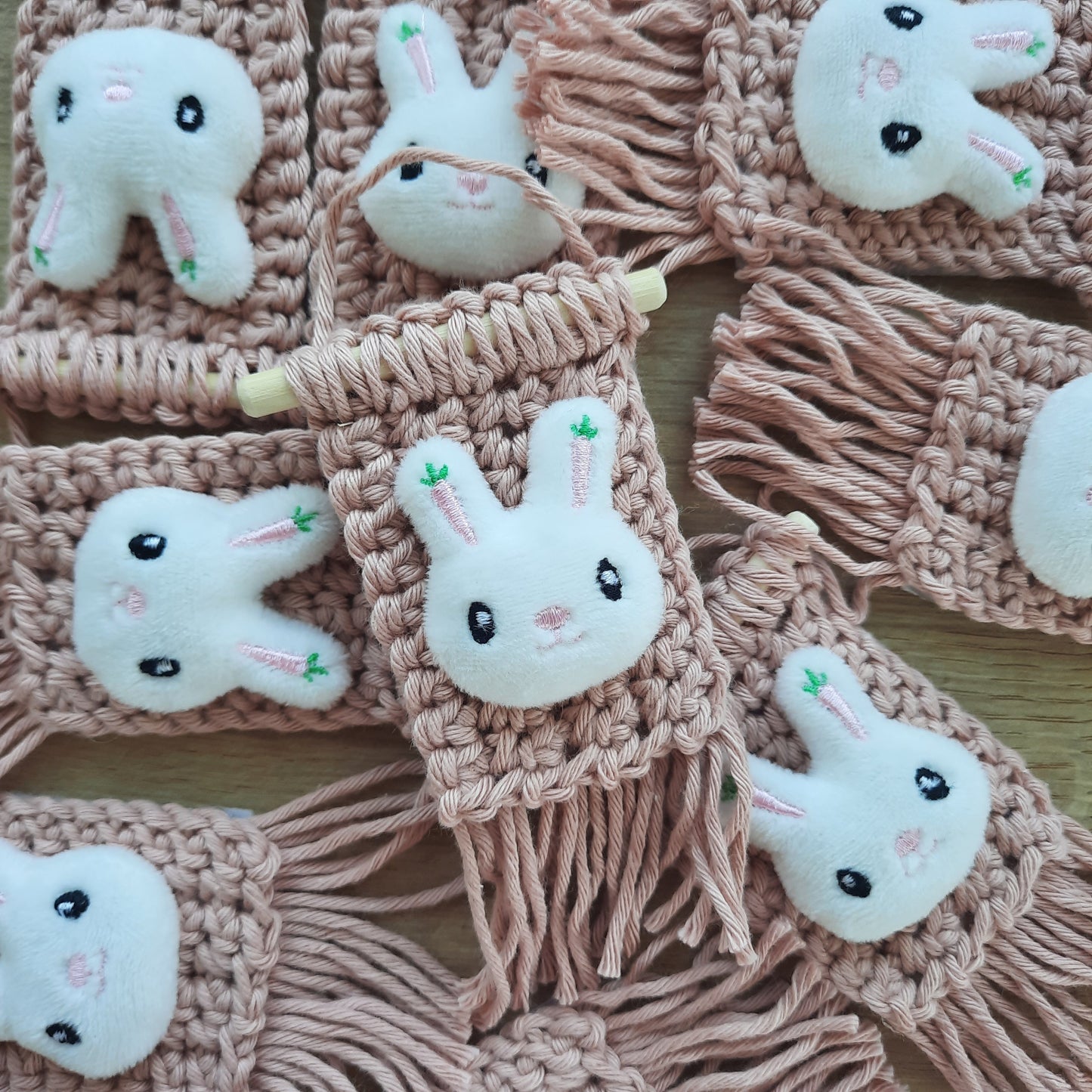 Hasen für Wimpel, Hasenköpfe zum Basteln, Hasen Patches
