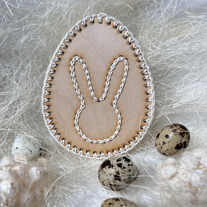 SVG Datei Aufhänger für Ostern, Eier zum Sticken, Osterbasteln, Eier-Anhänger Ostern