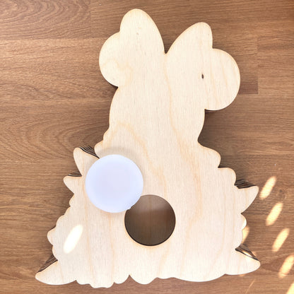 Spardose Kind personalisiert, Spardose Minnie Mouse inspired Holz