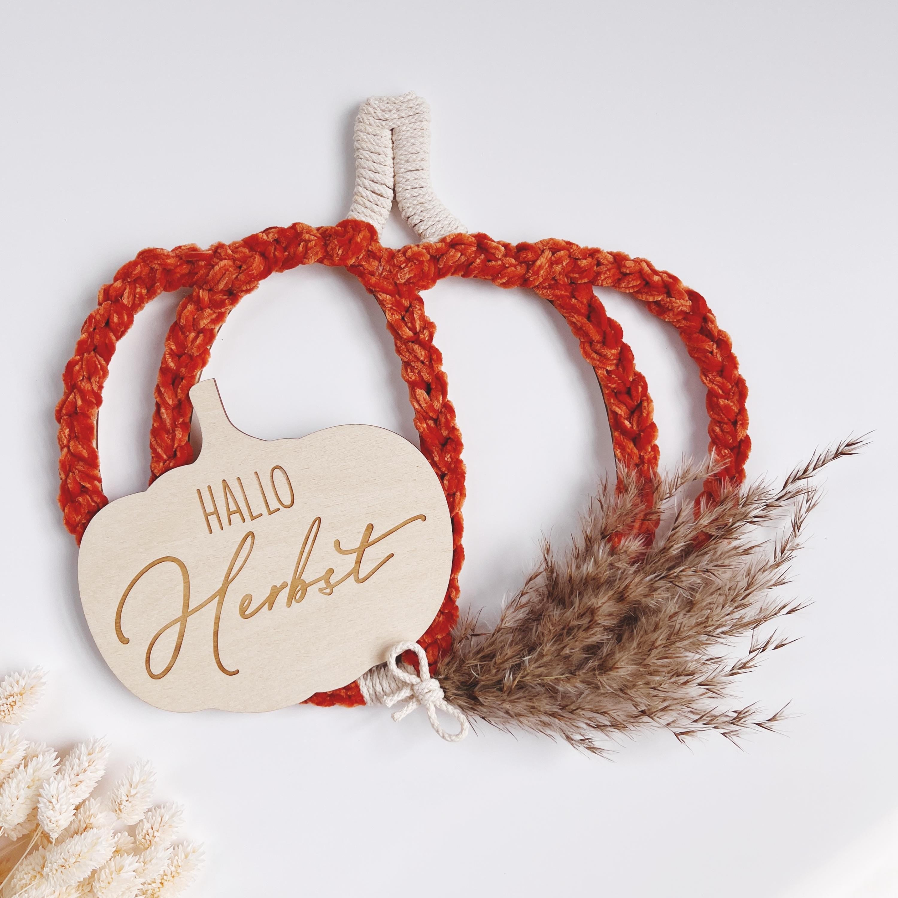 Kürbis gehäkelt Wohndekor Herbst Kürbis Deko Pumpkin decoration autumn fall crochet pumpkins