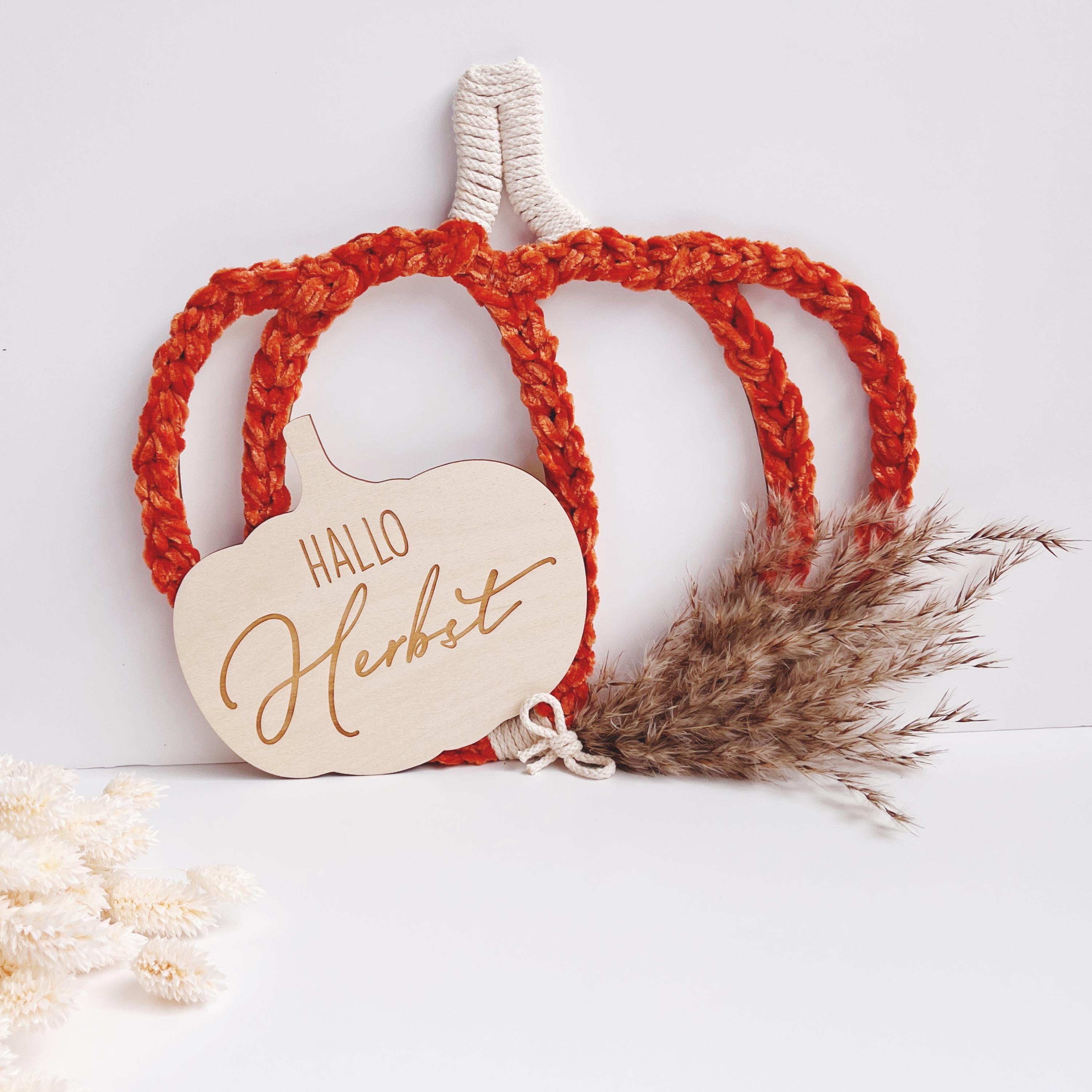 Kürbis gehäkelt Wohndekor Herbst Kürbis Deko Pumpkin decoration autumn fall crochet pumpkins
