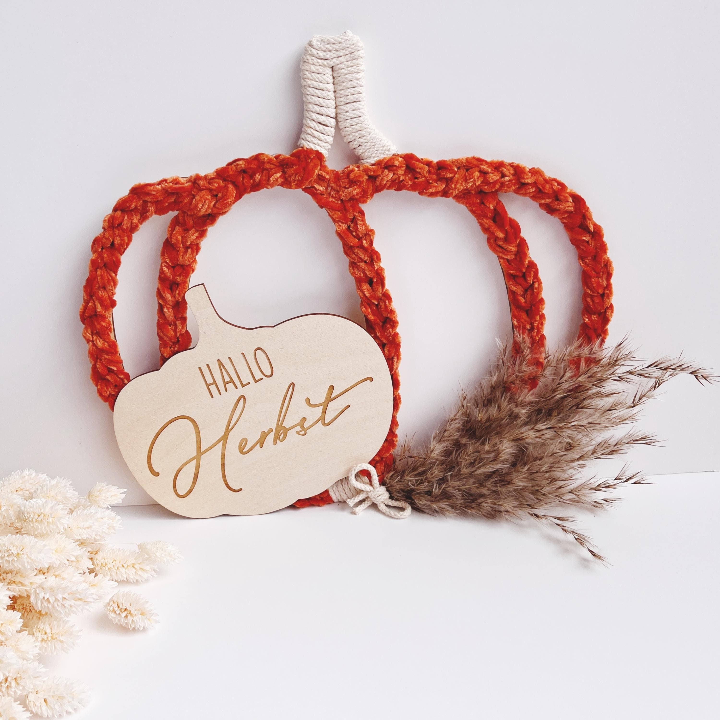 Kürbis gehäkelt Wohndekor Herbst Kürbis Deko Pumpkin decoration autumn fall crochet pumpkins