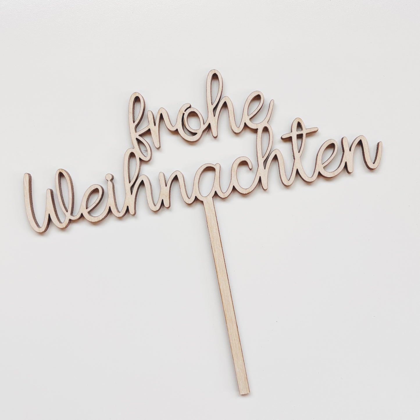 Schriftzug "frohe Weihnachten"