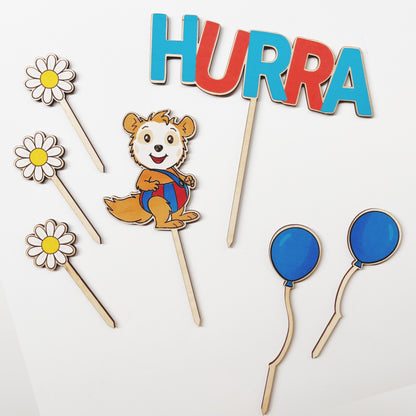 Bobo der Siebenschläfer inspired Caketopper