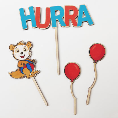 Bobo der Siebenschläfer inspired Caketopper