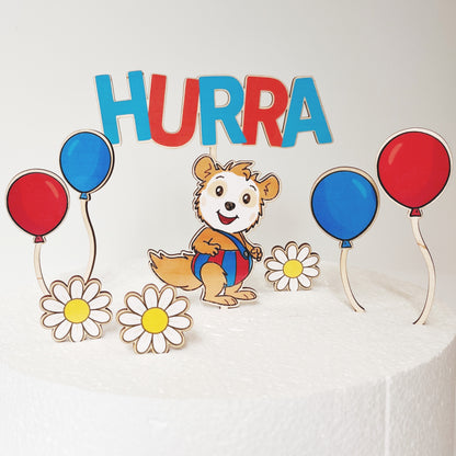 Bobo der Siebenschläfer inspired Caketopper