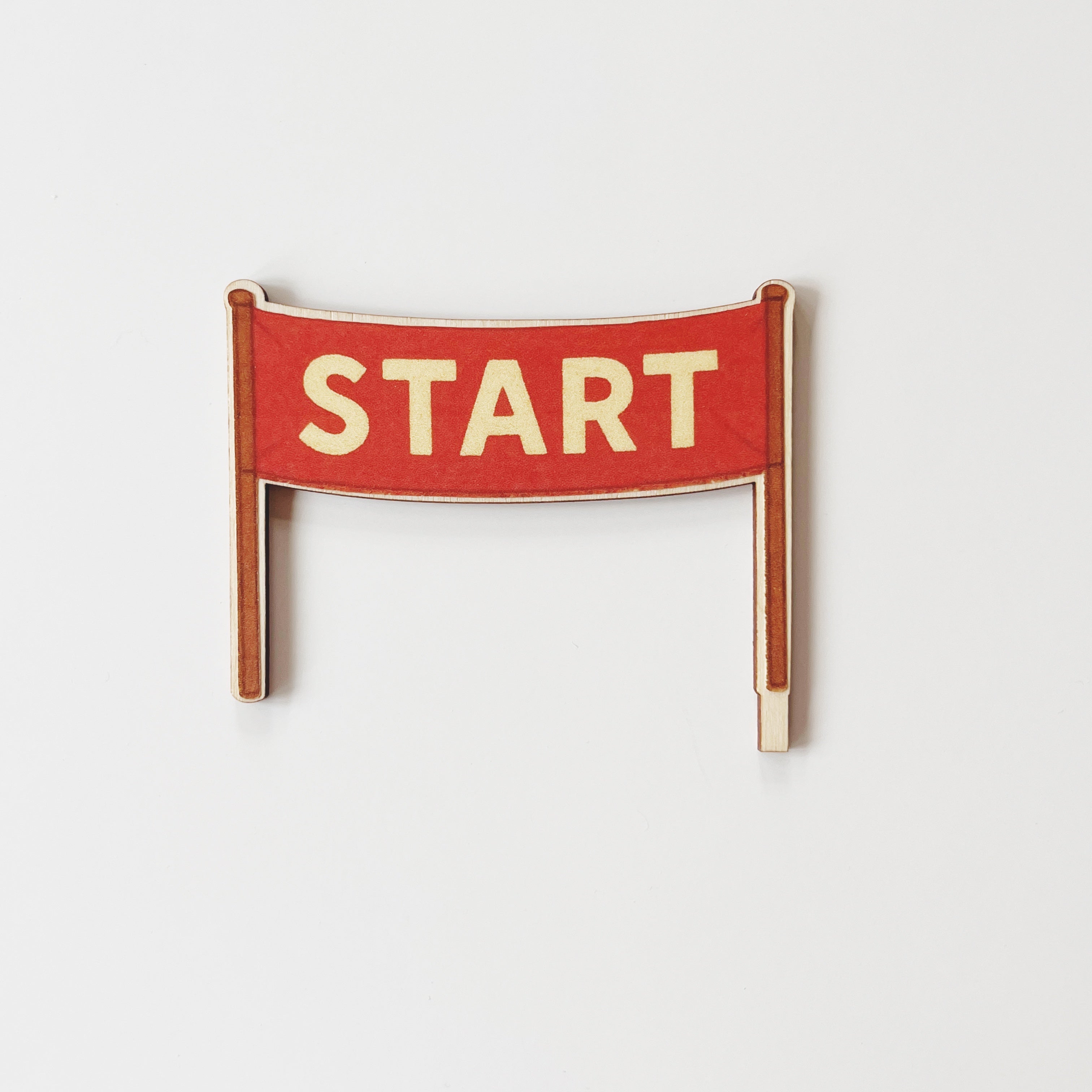 Motivstecker Start Wimpel