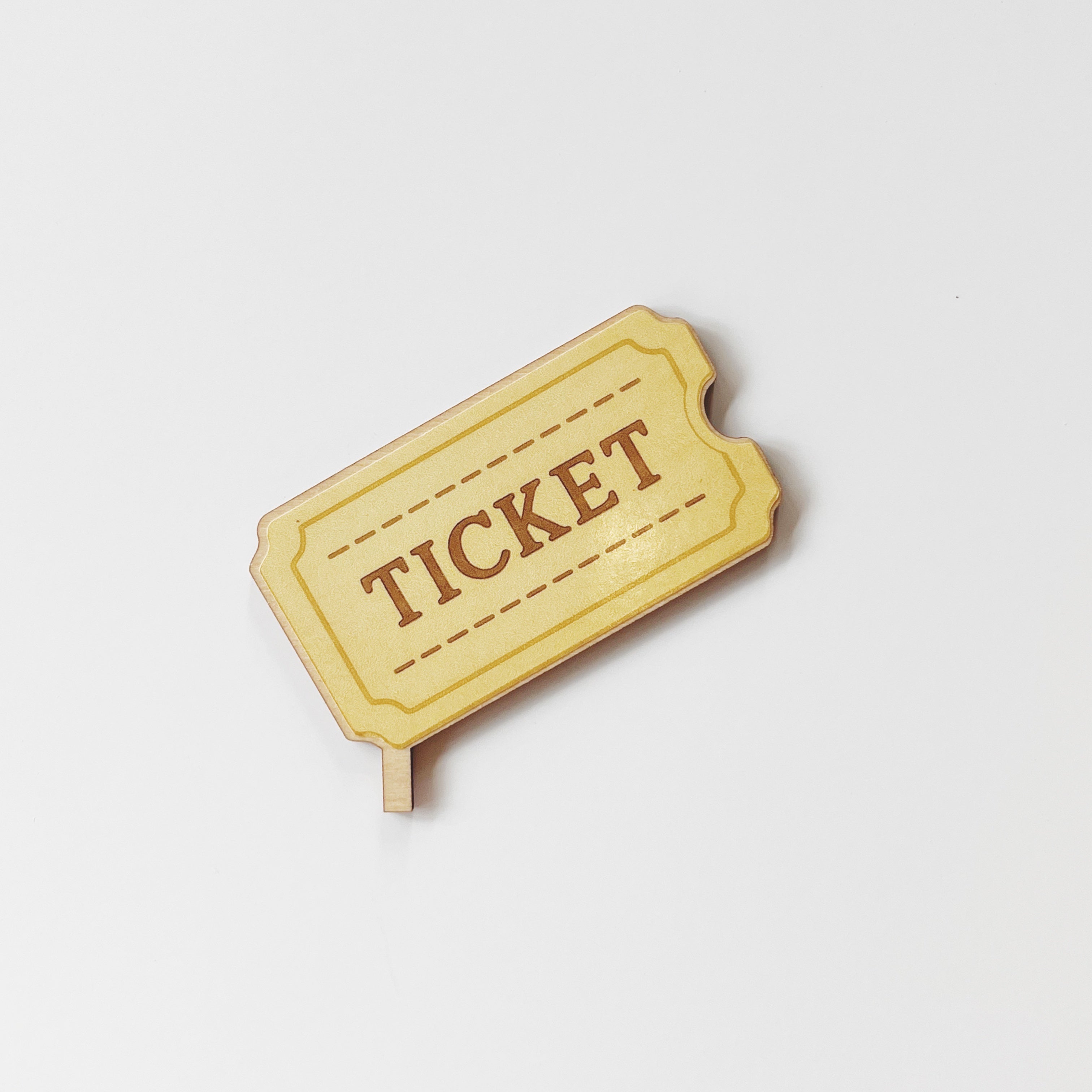 Motivstecker Fahrkarte, Zugticket