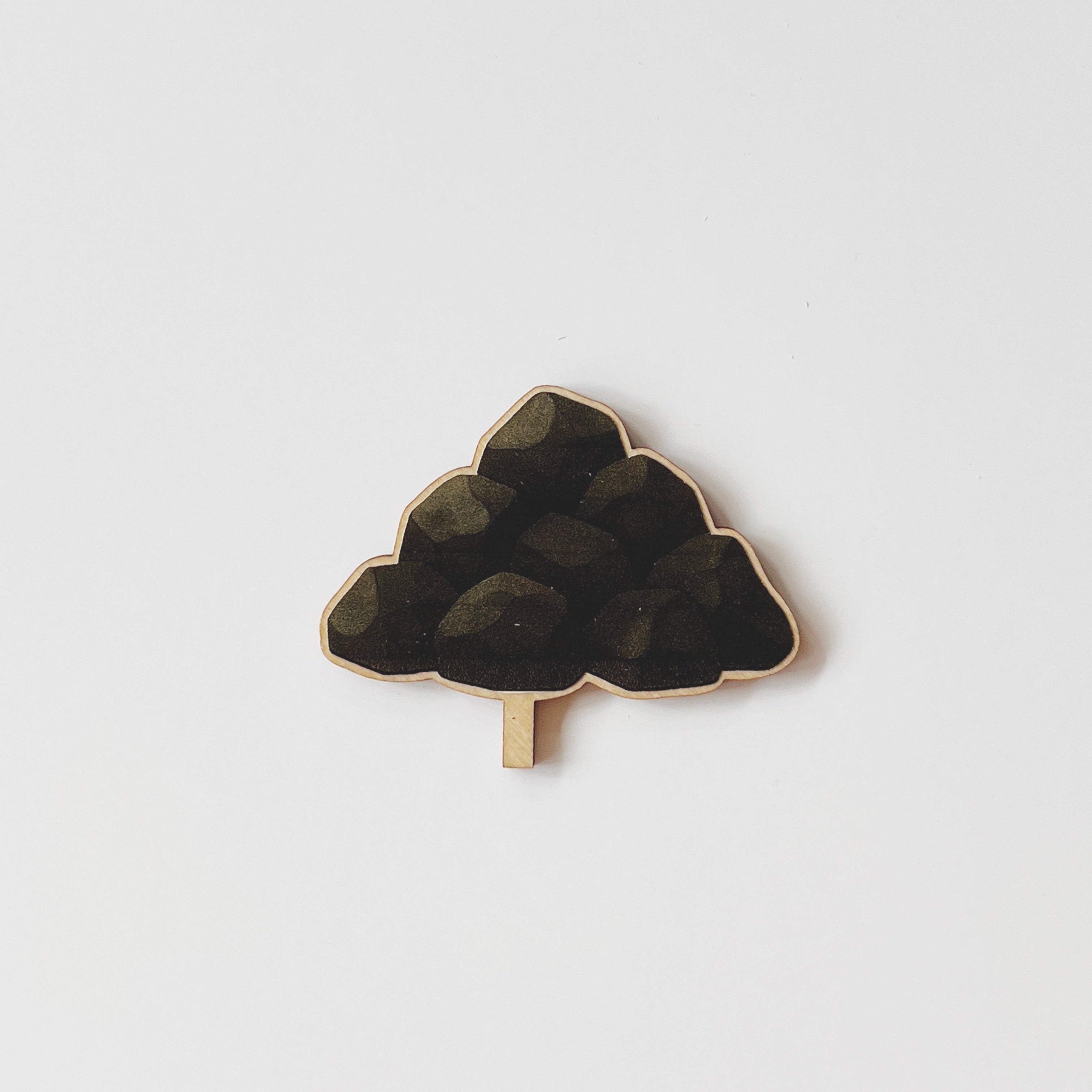 Motivstecker Kohlehaufen