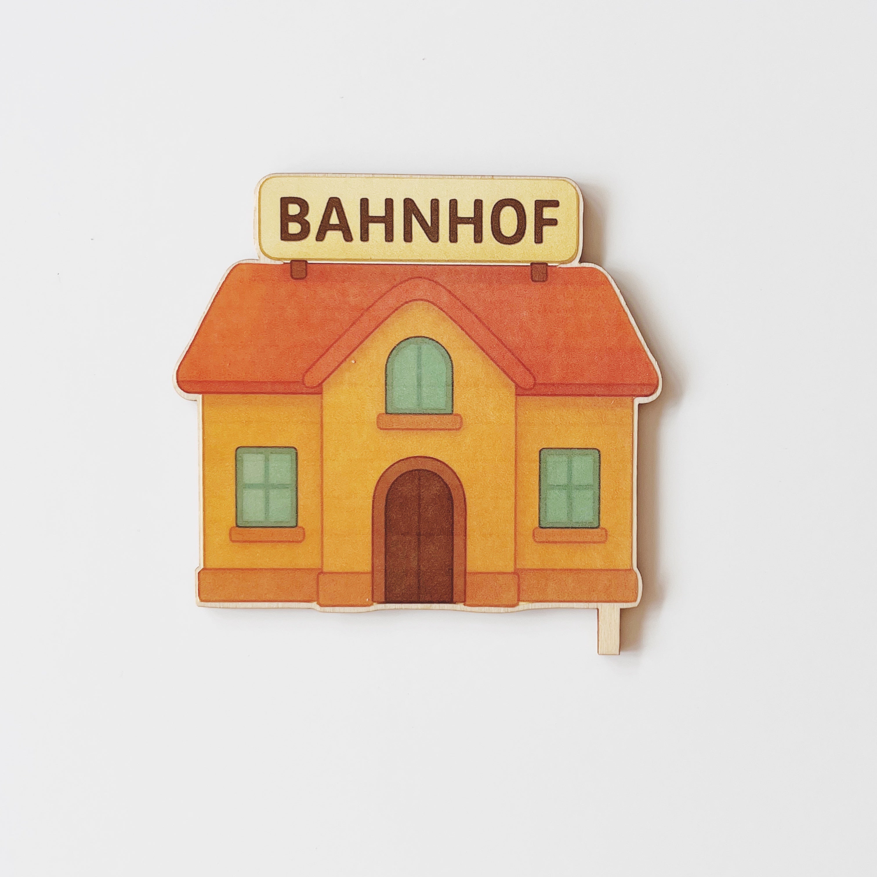 Motivstecker Bahnhof