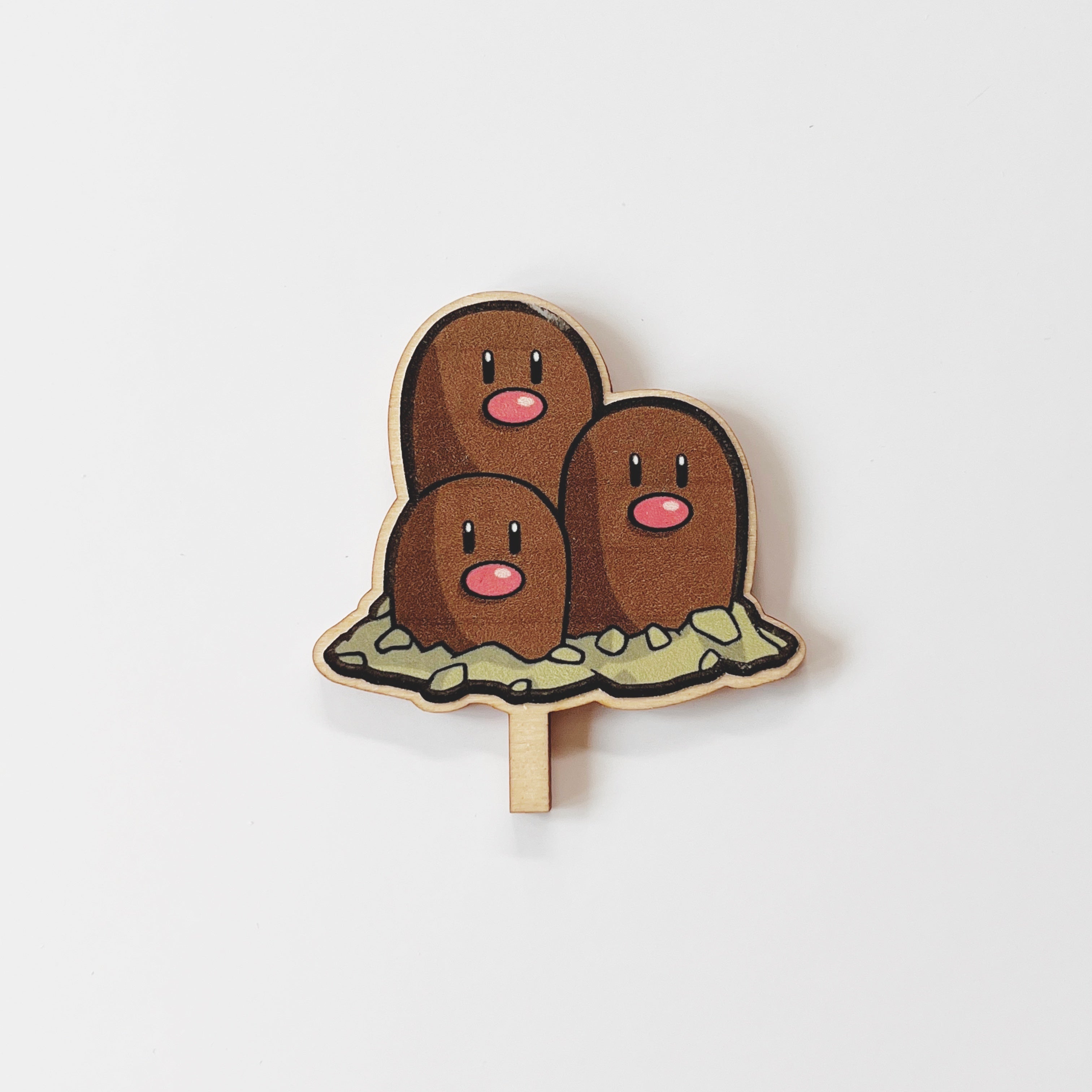 Pokémon inspired Motivstecker Digdri