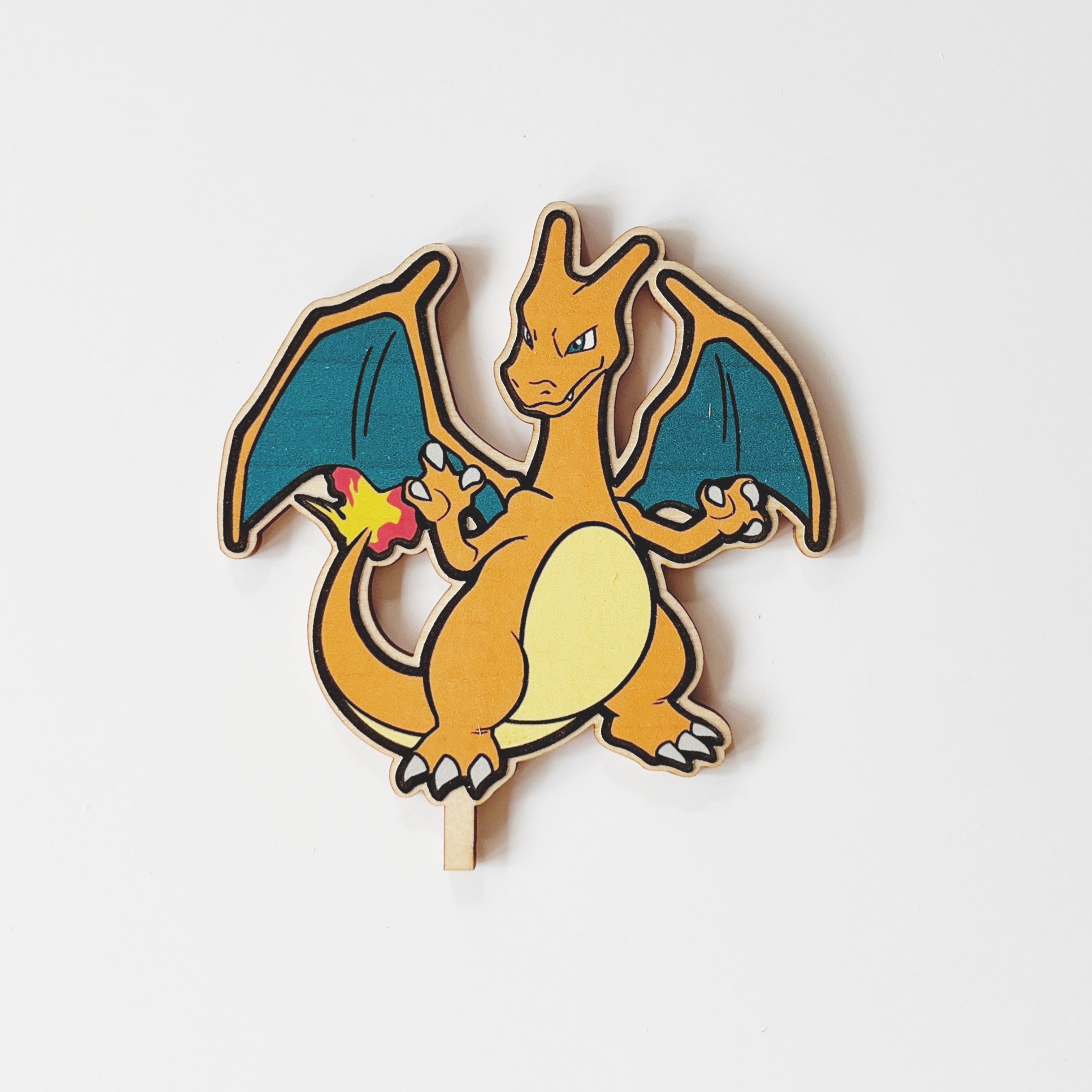 Pokémon inspired Motivstecker Glurak