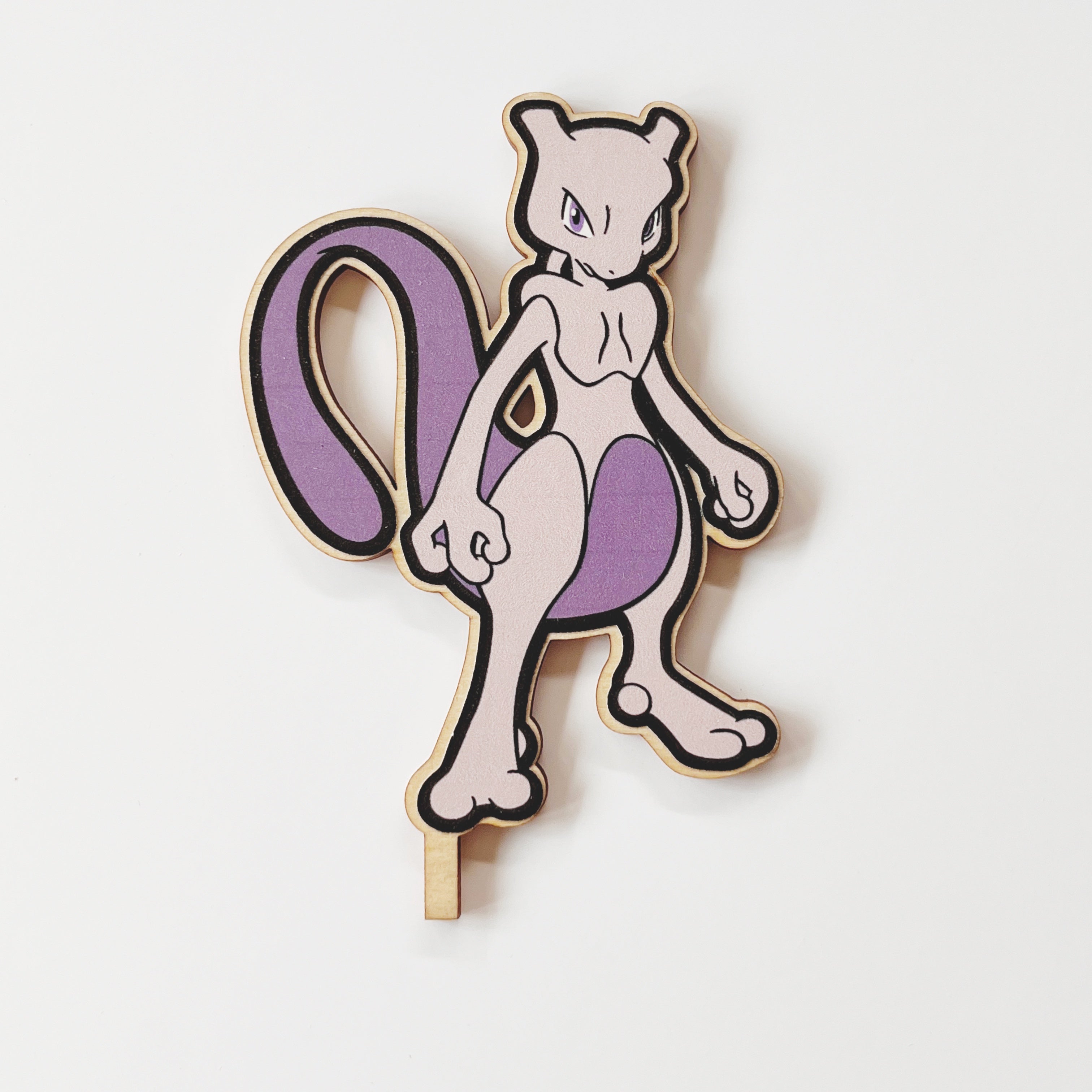 Pokémon inspired Motivstecker Mewtu