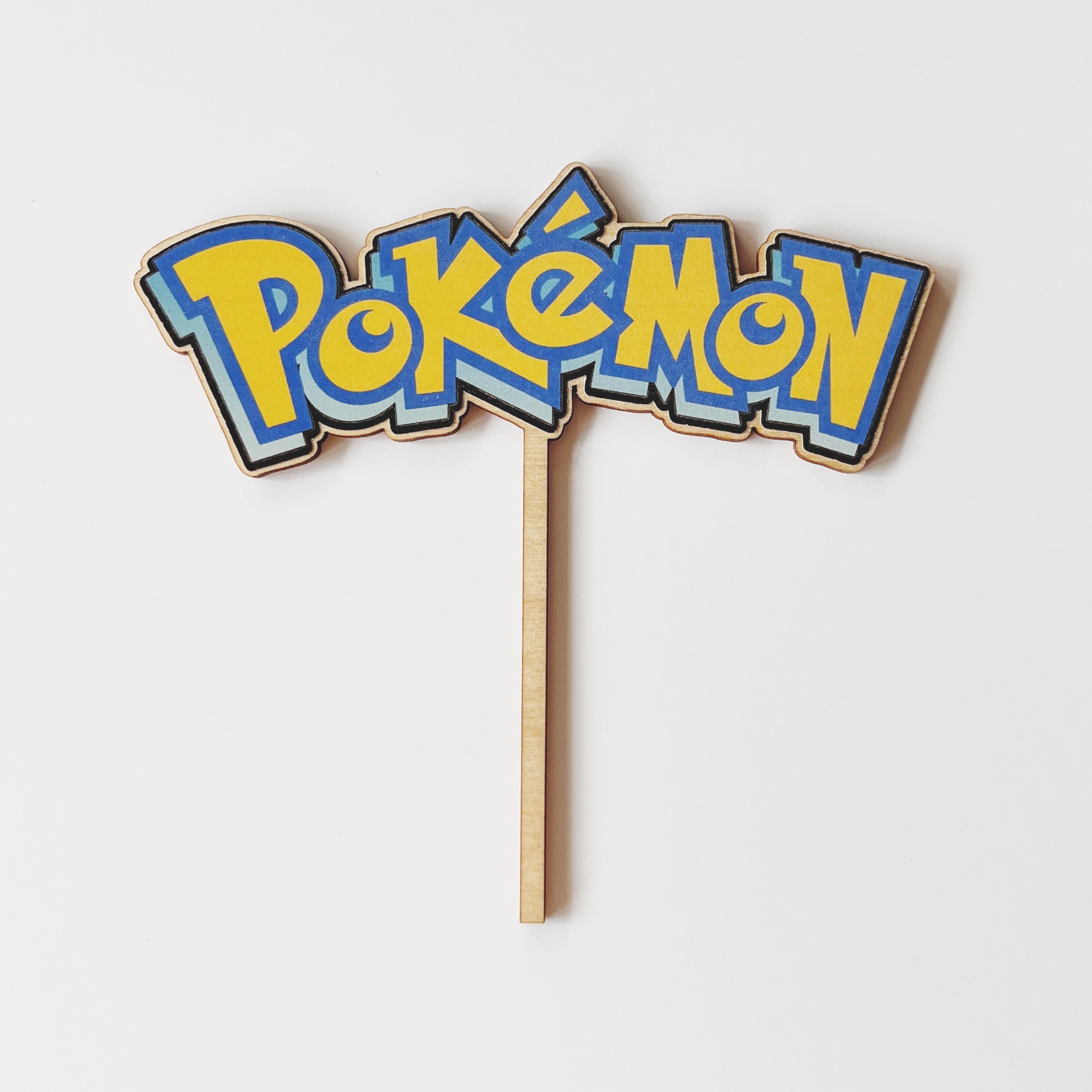 Pokémon inspired Motivstecker Pokémon Schriftzug