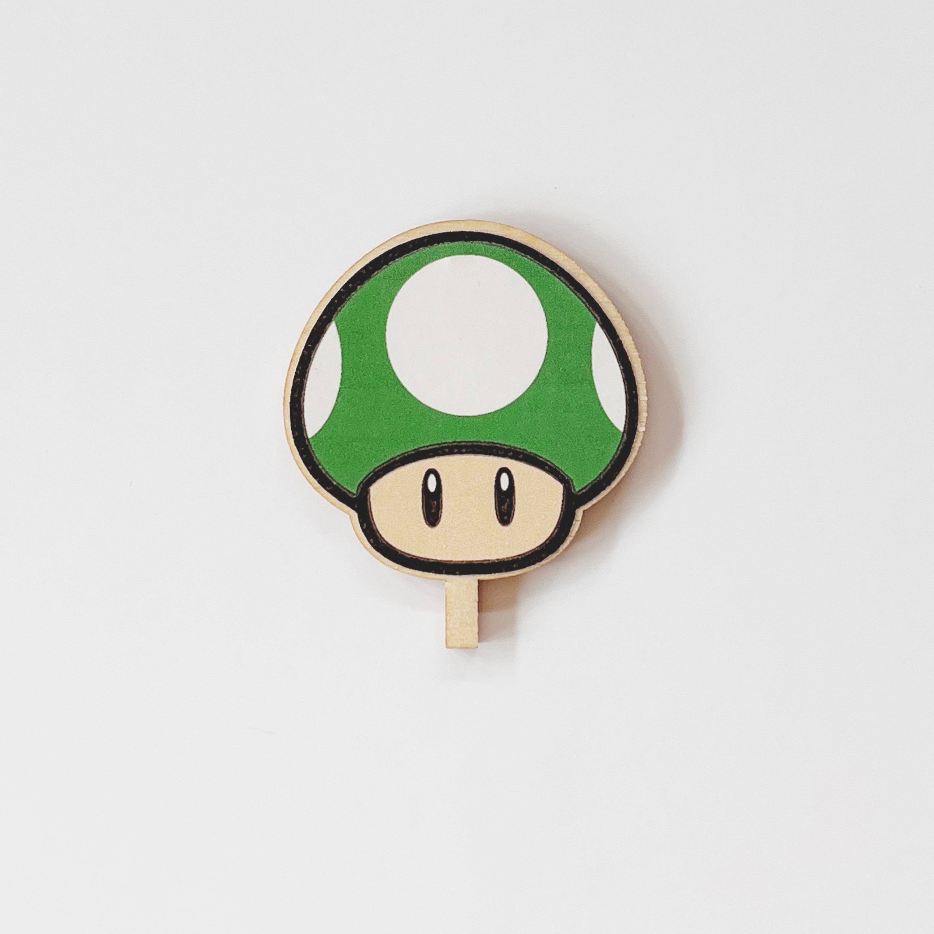 Motivstecker grüner Pilz