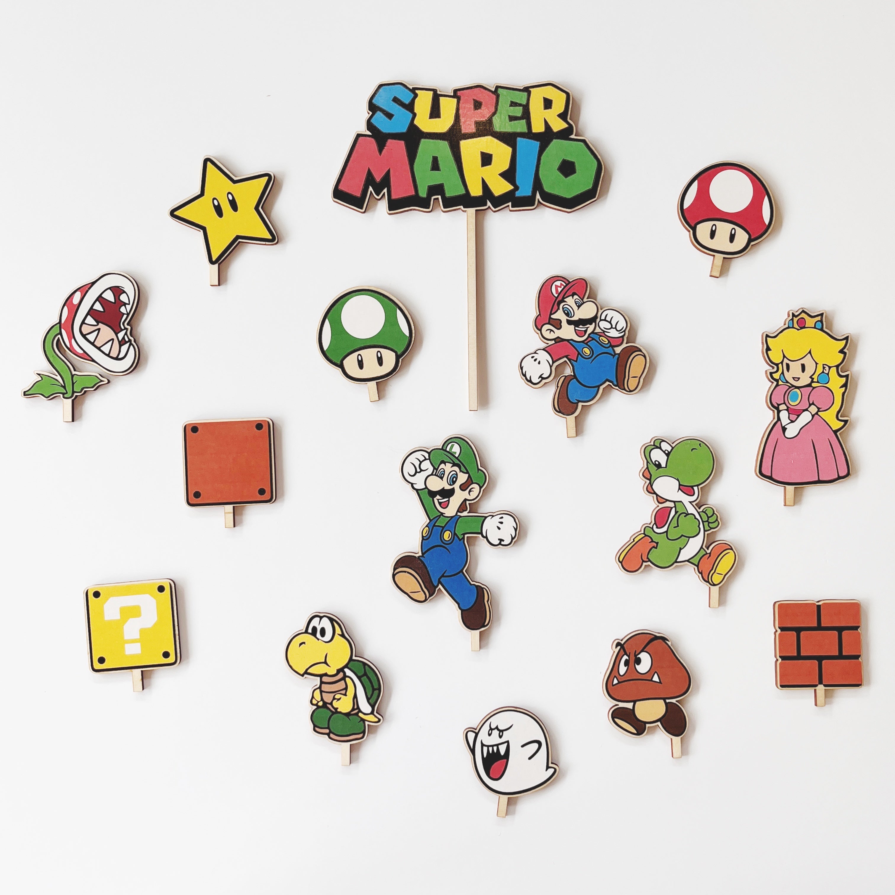 Supermario Motivstecker Set