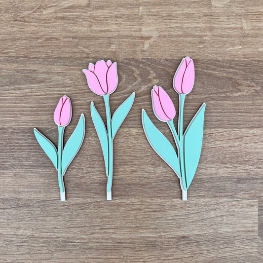 Tulpen Motivstecker Set