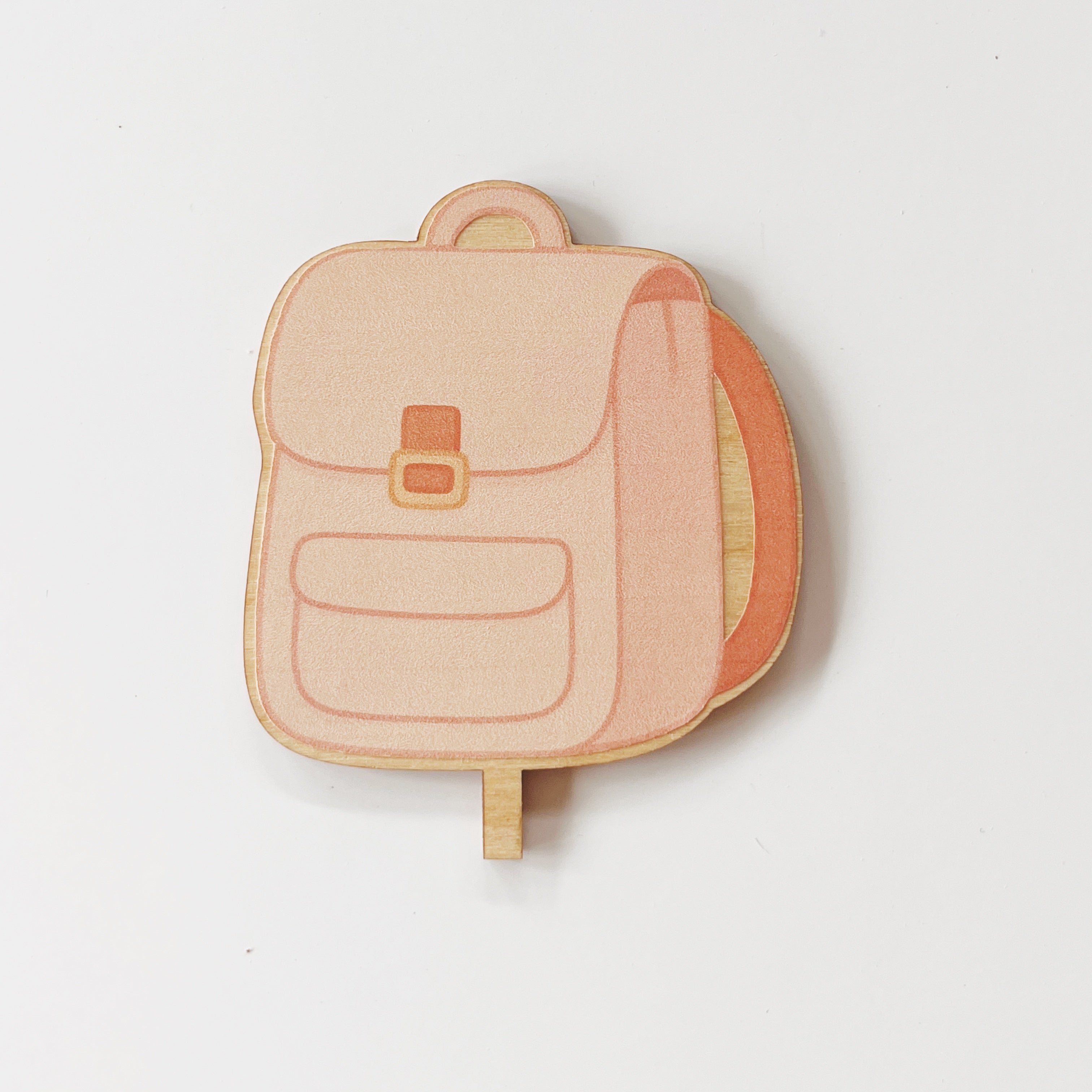 Motivstecker Schulranzen pastellrosa