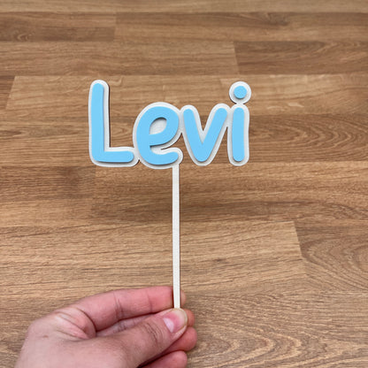 Caketopper Acryl auf Holz