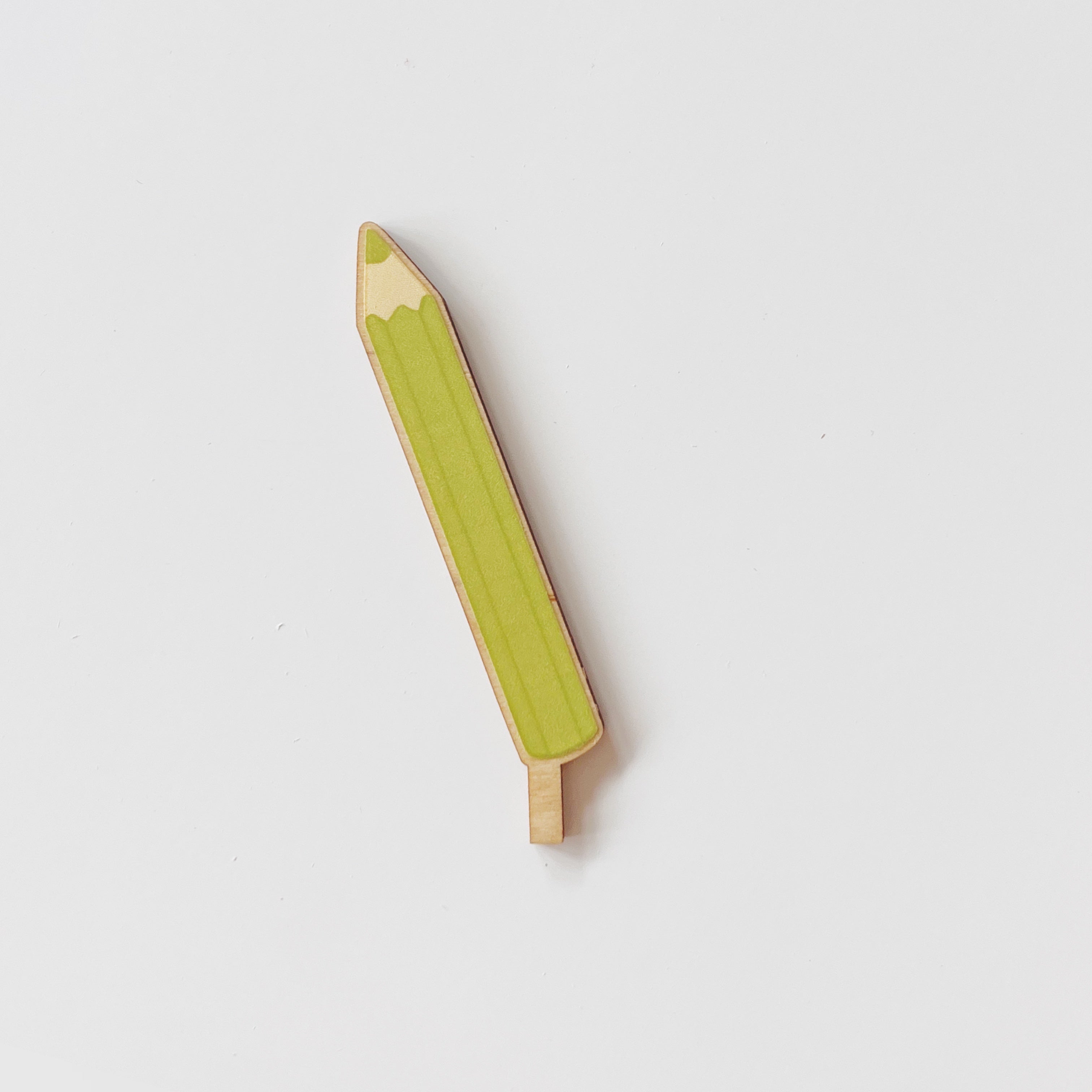 Motivstecker Buntstift pastellgrün