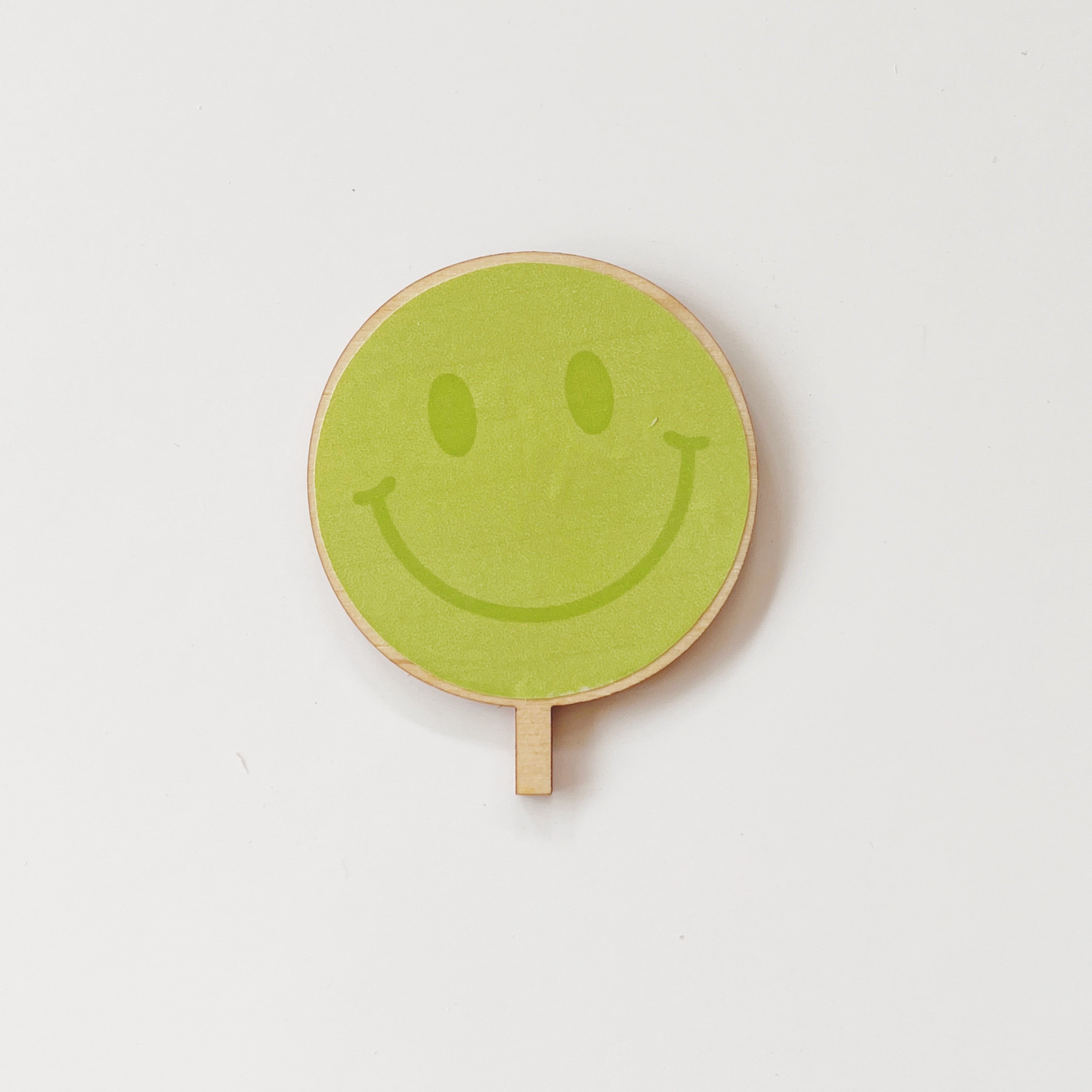 Motivstecker Smiley pastellgrün