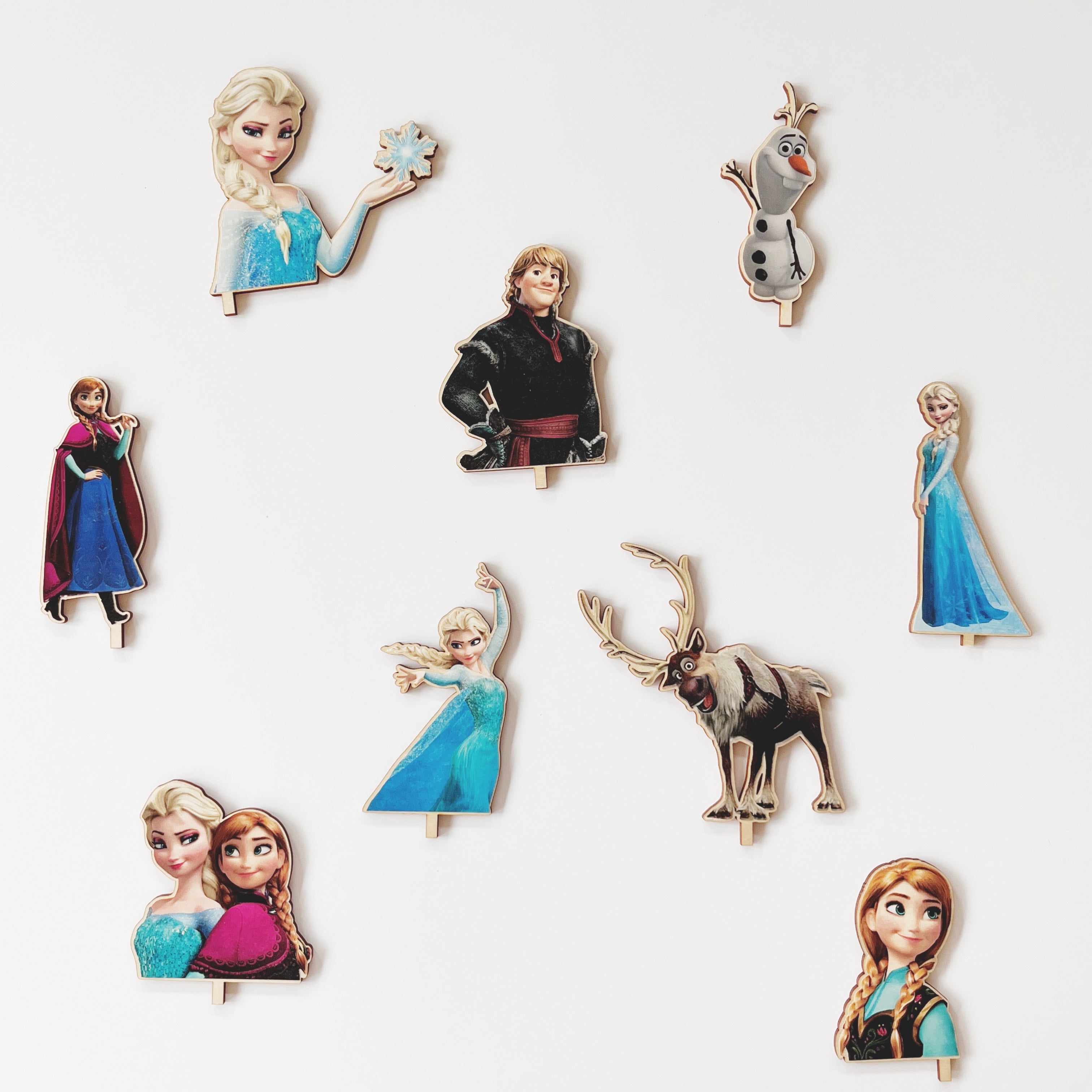 Frozen inspired Motivstecker Set
