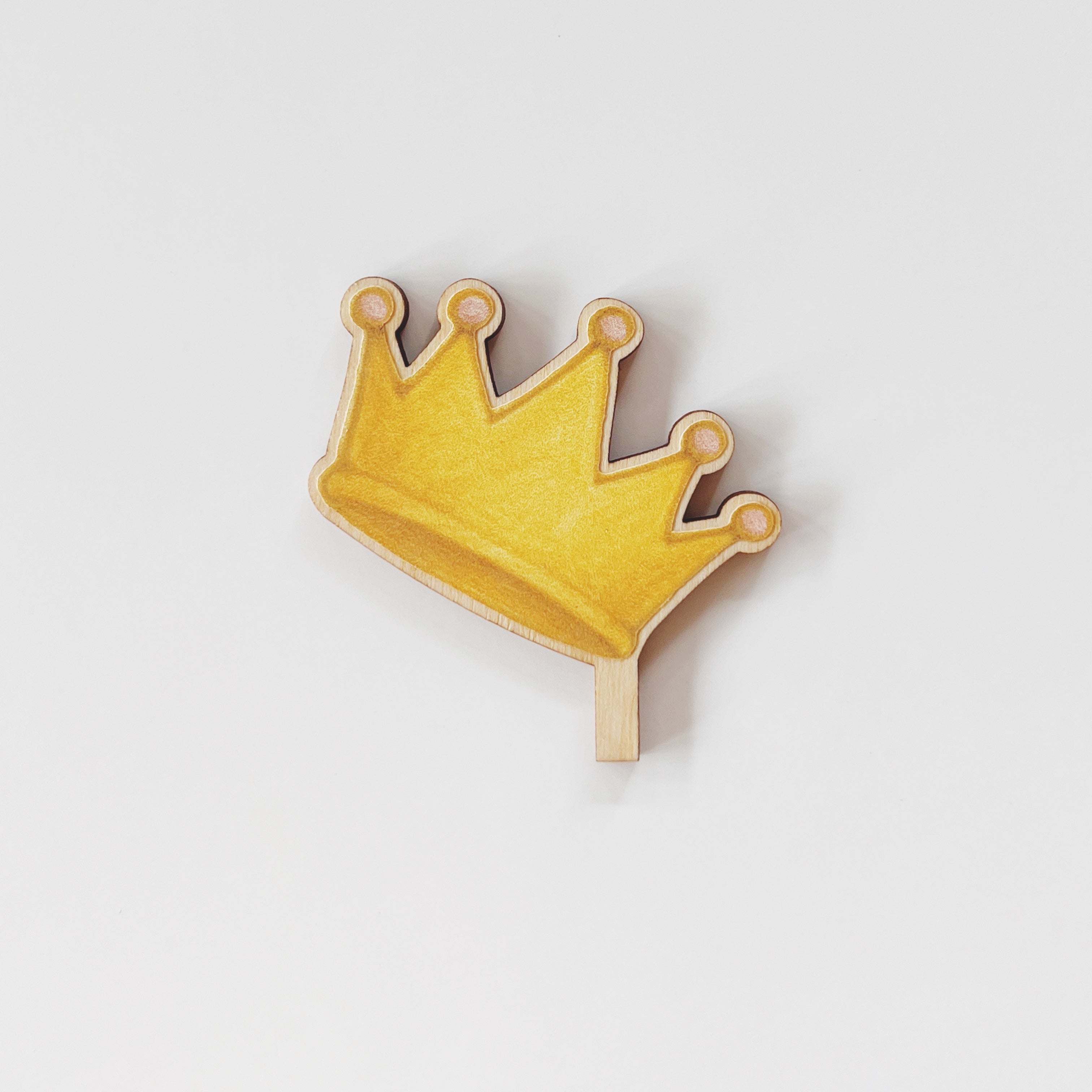 Motivstecker goldene Krone