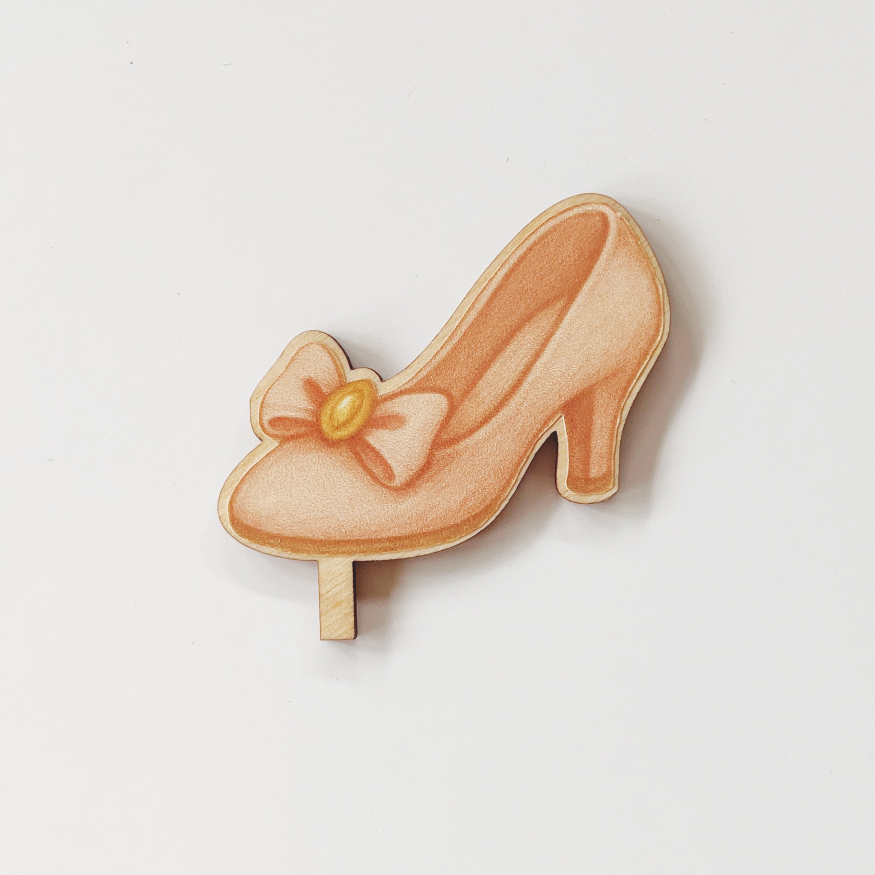 Motivstecker rosa Schuh