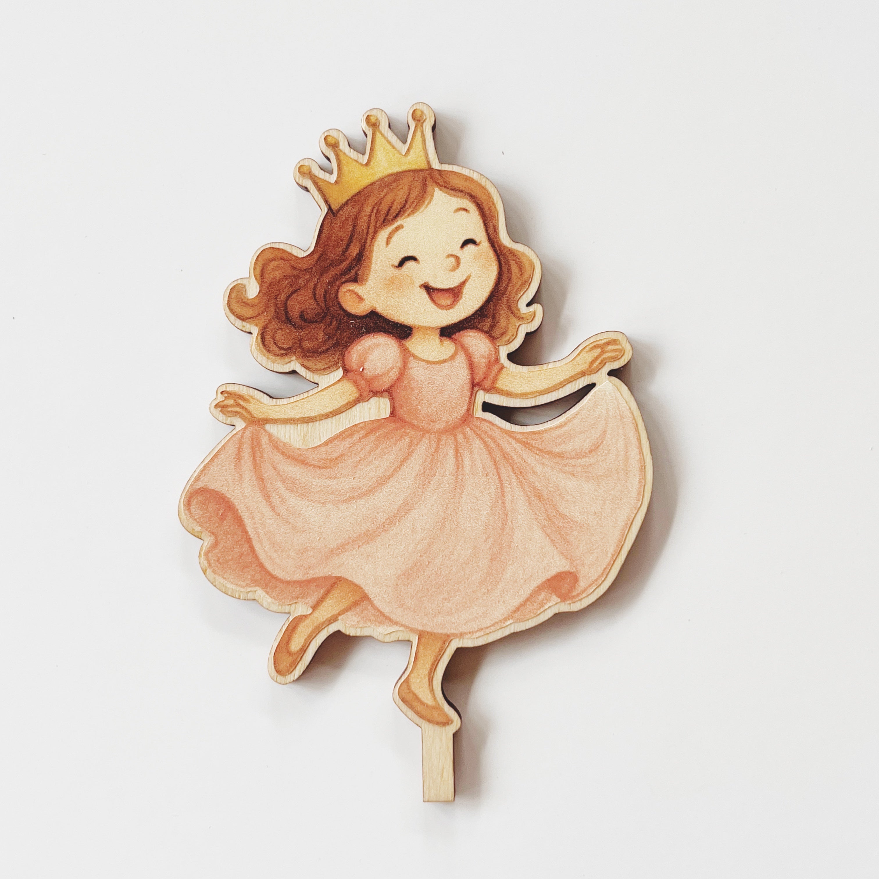 Motivstecker fröhliche Prinzessin