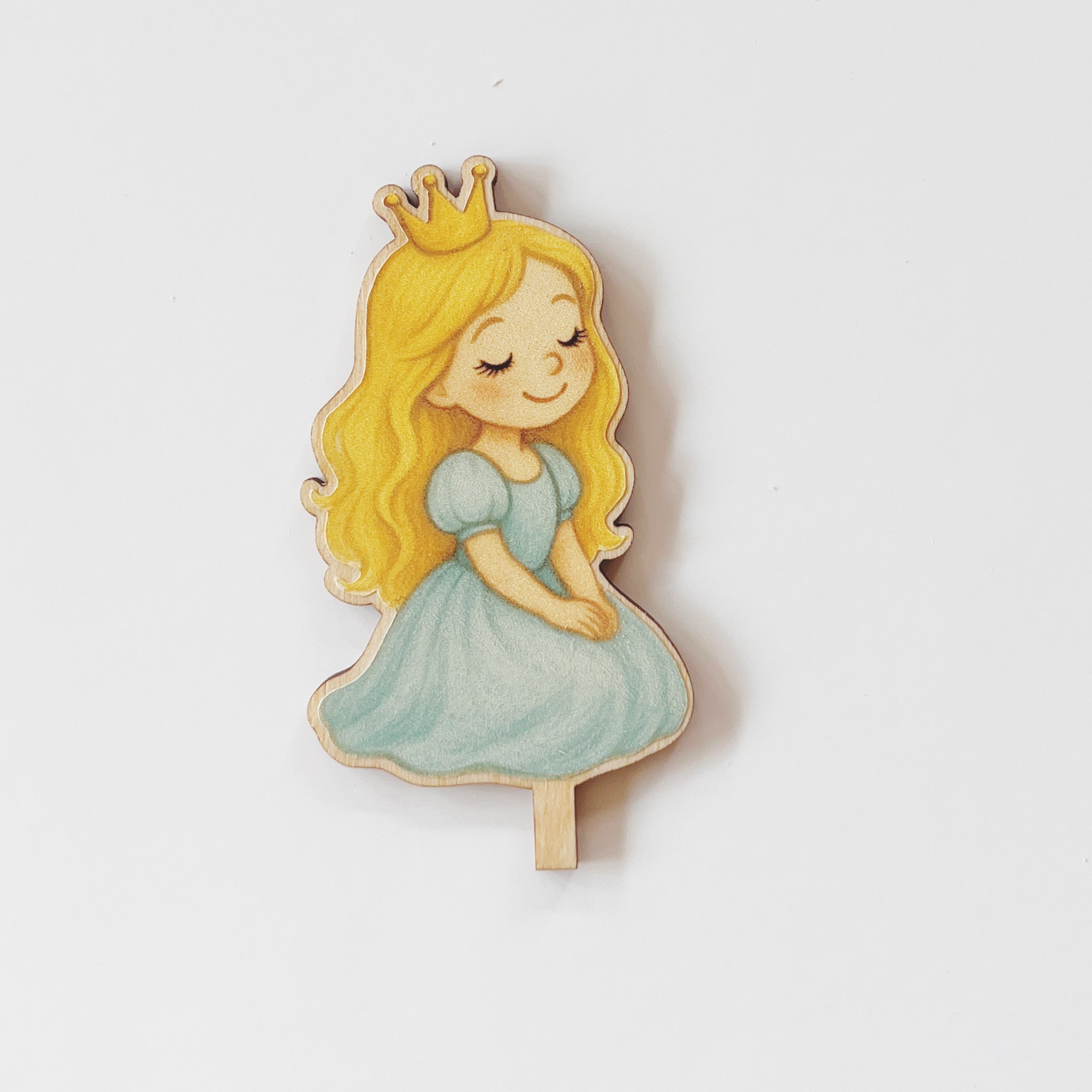 Motivstecker Prinzessin kniend