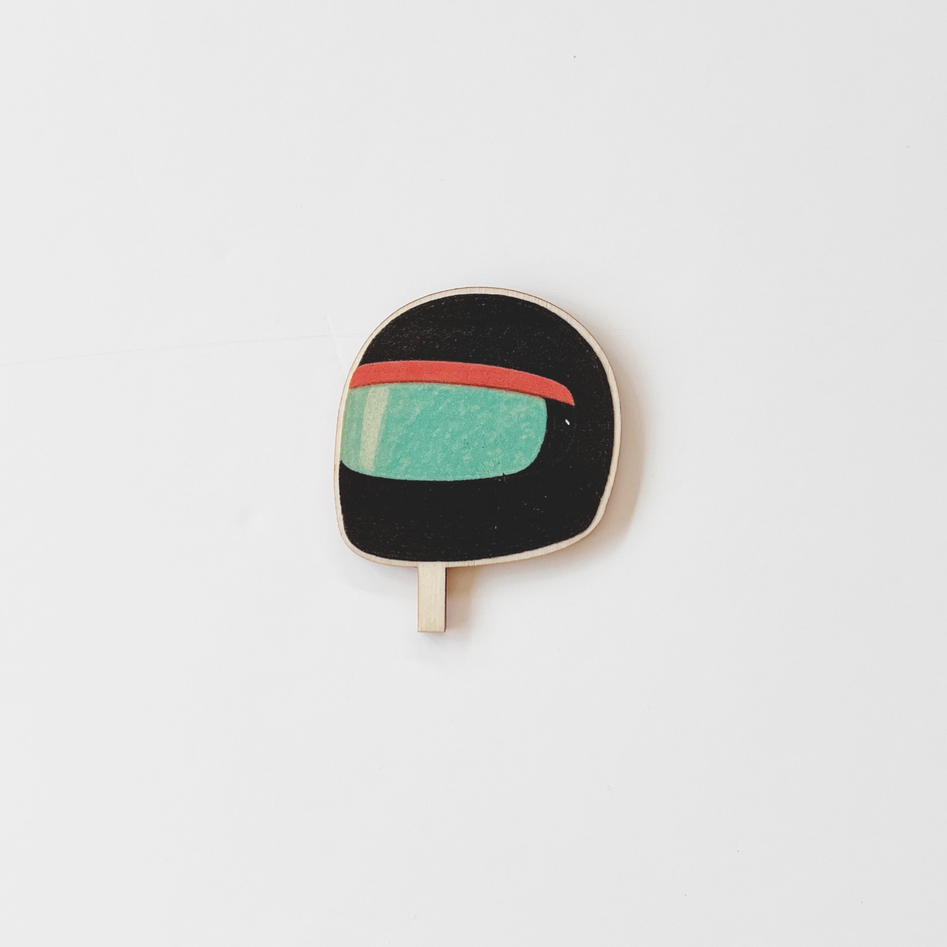 Motivstecker Rennfahrer Helm