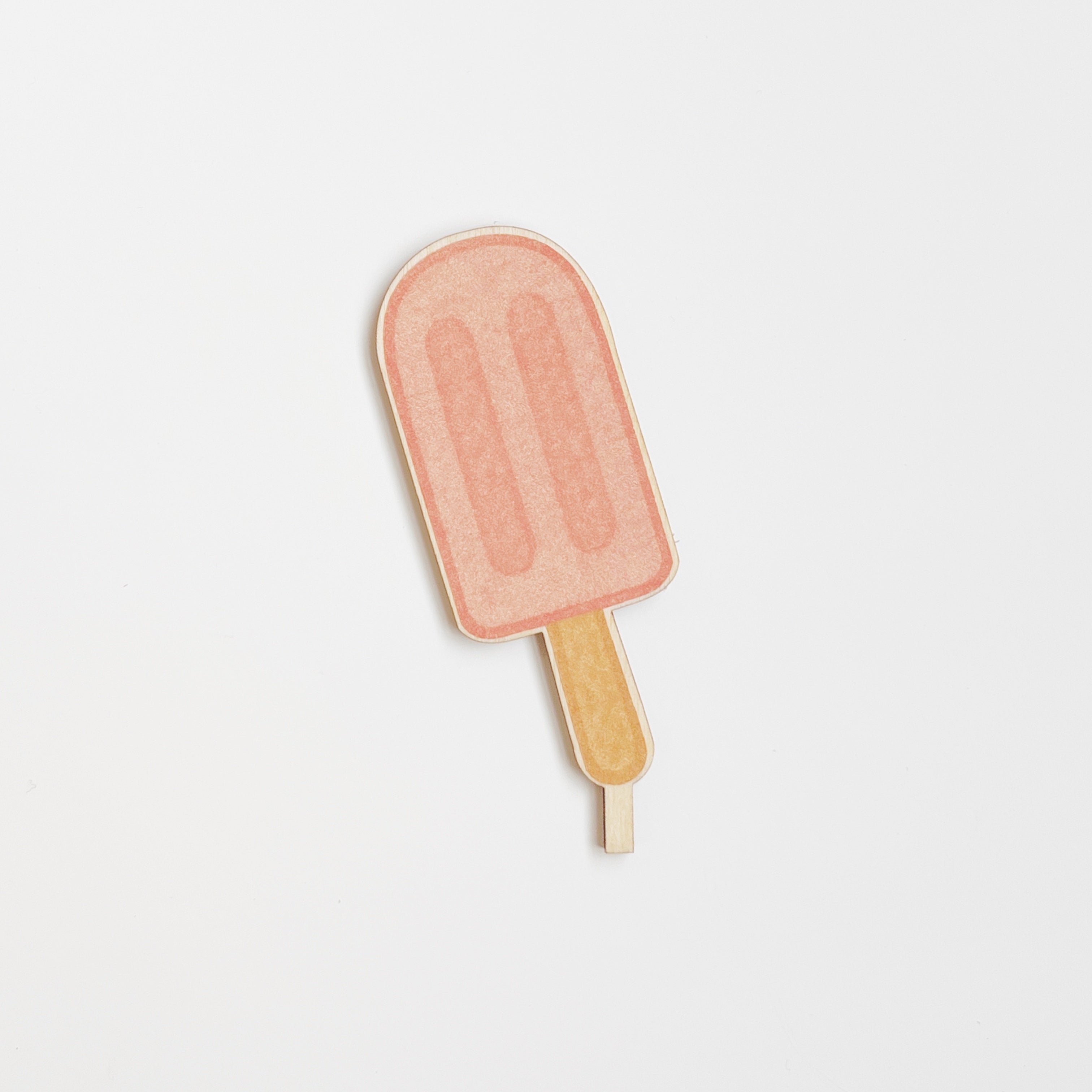 Motivstecker Eis am Stiel rot